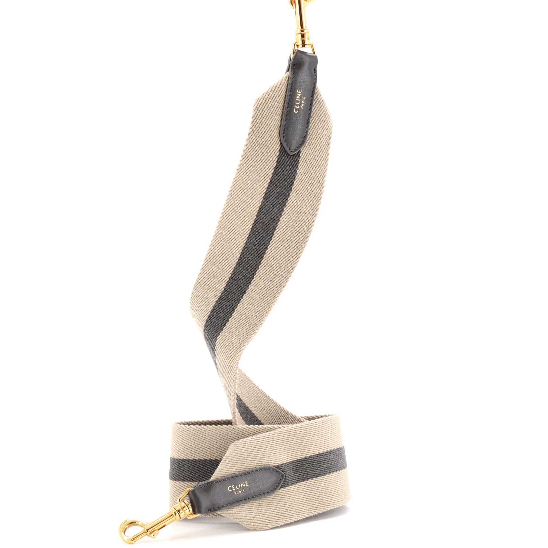 Logo Shoulder Strap Jacquard Wool Long - Image 2