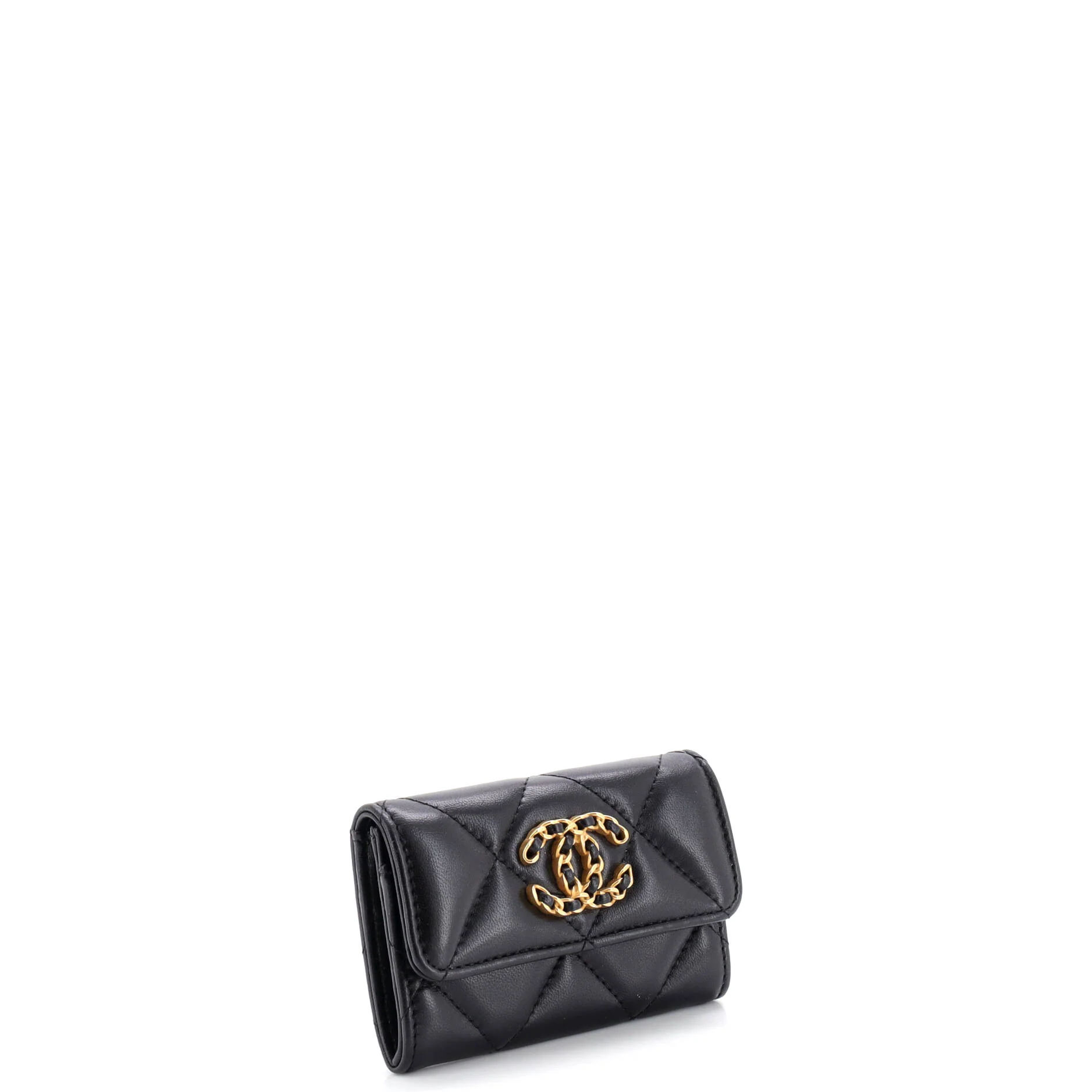 19 Flap Card Case Quilted Leather - Image 2