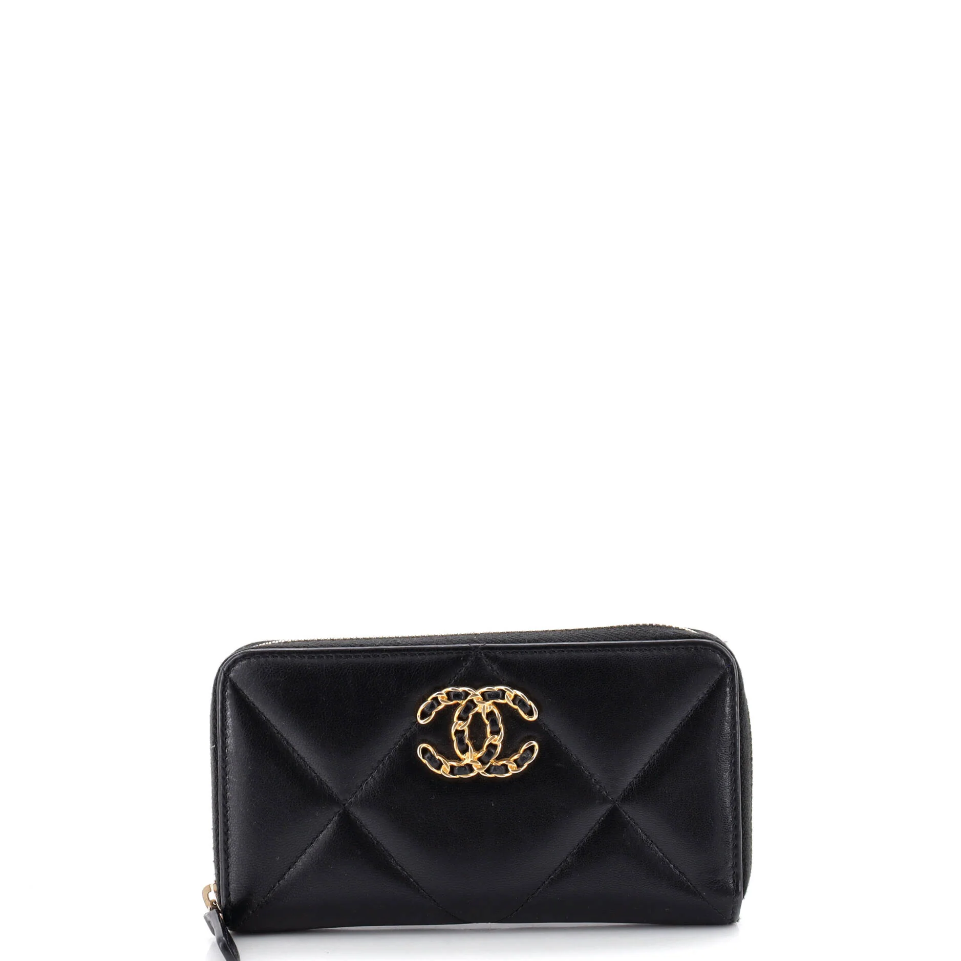 19 Zip Around Wallet Quilted Goatskin Medium