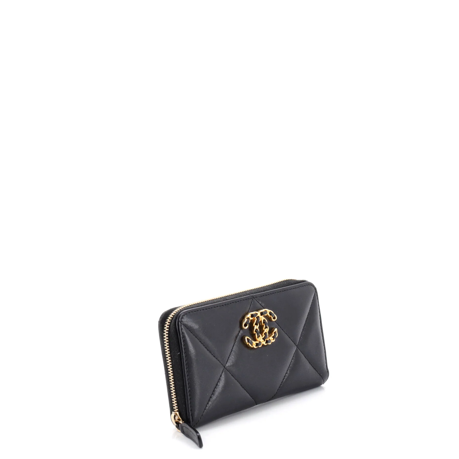 19 Zip Around Wallet Quilted Goatskin Medium - Image 3