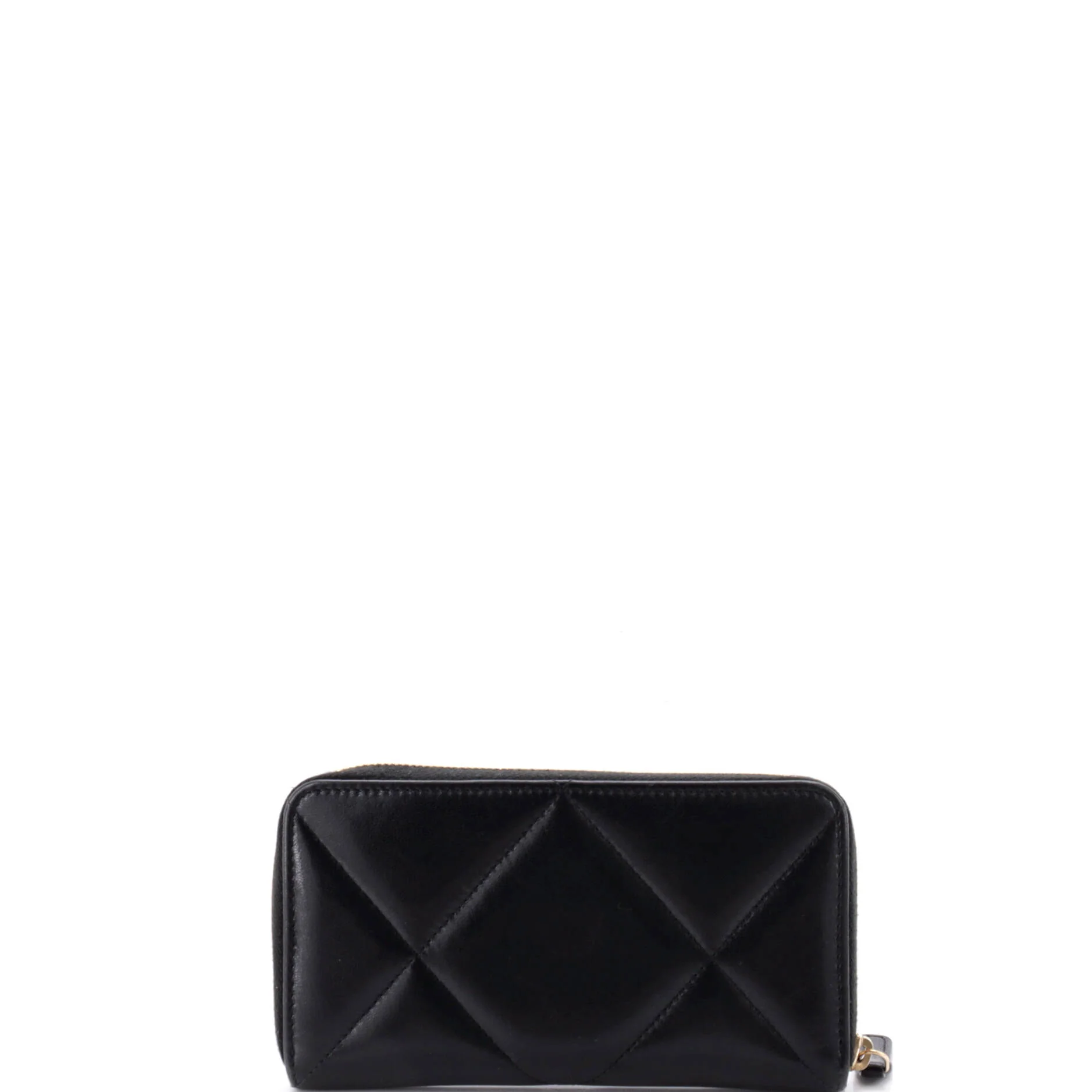 19 Zip Around Wallet Quilted Goatskin Medium - Image 4