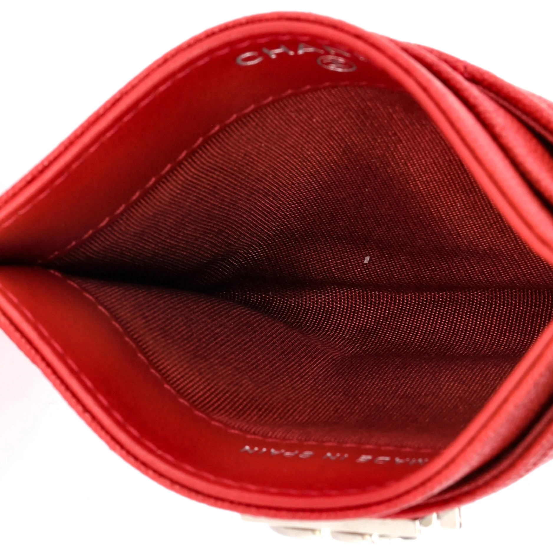 Boy Card Holder Quilted Caviar - Image 5