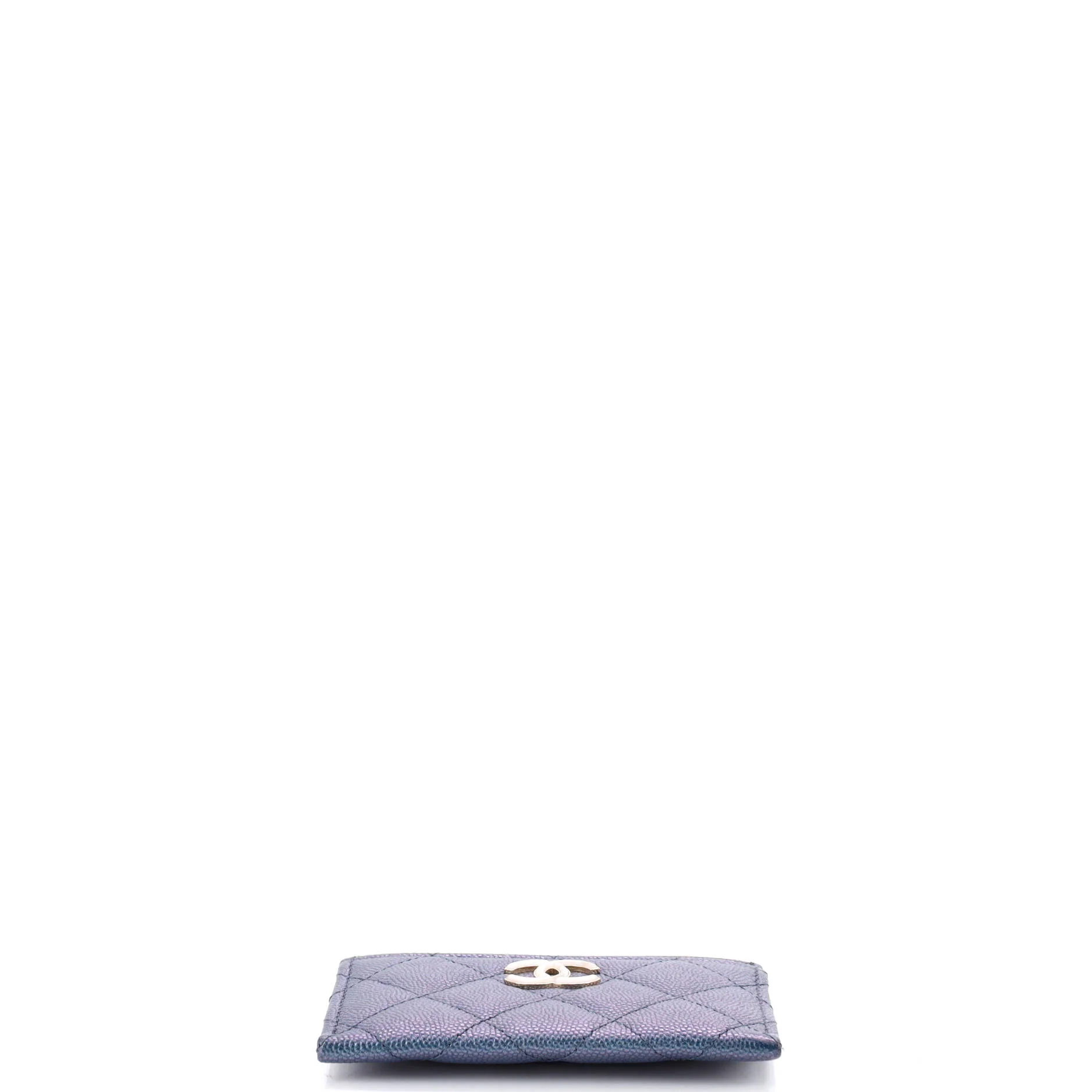 CC Card Holder Quilted Iridescent Caviar - Image 4