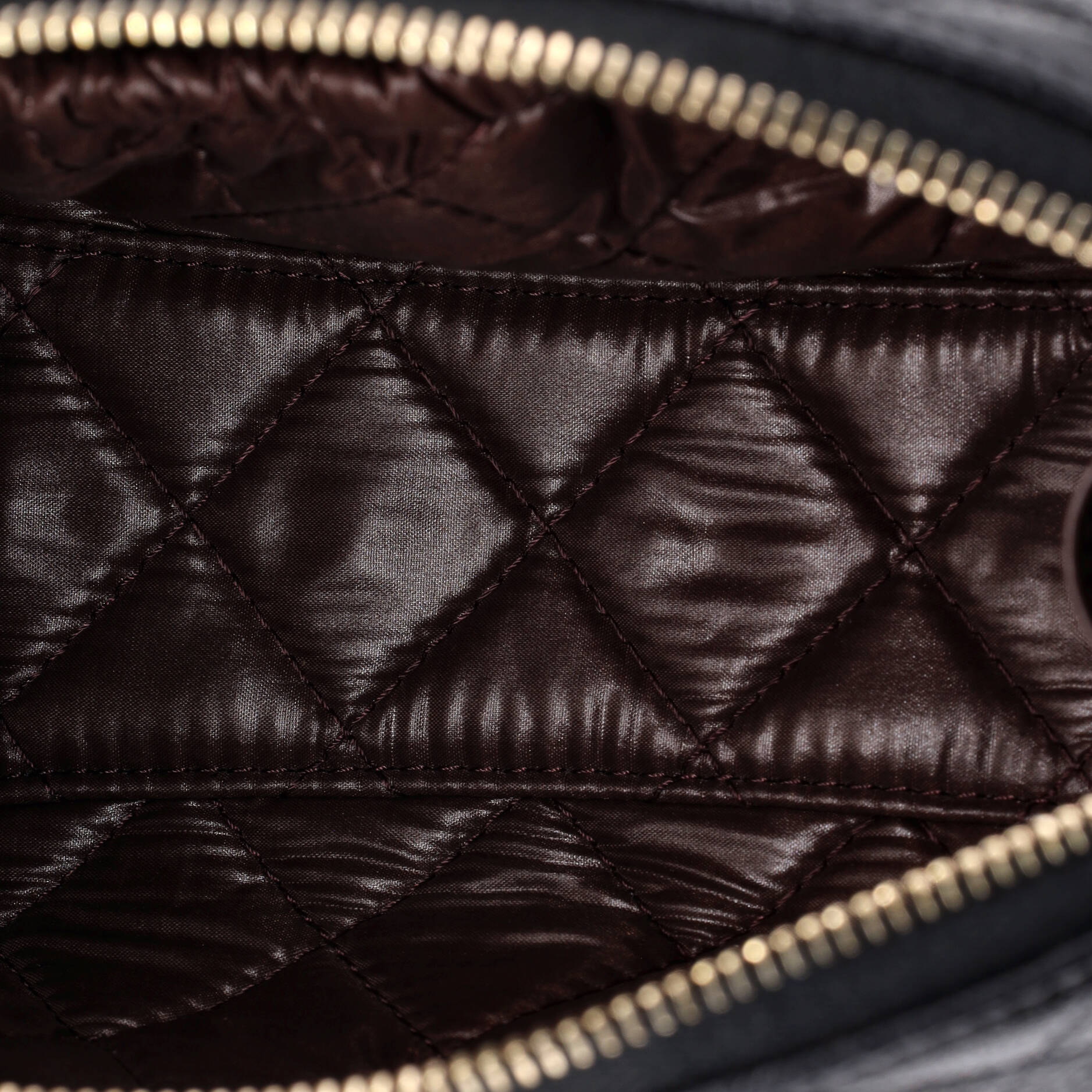 CC Dome Cosmetic Case Quilted Caviar Small - Image 5