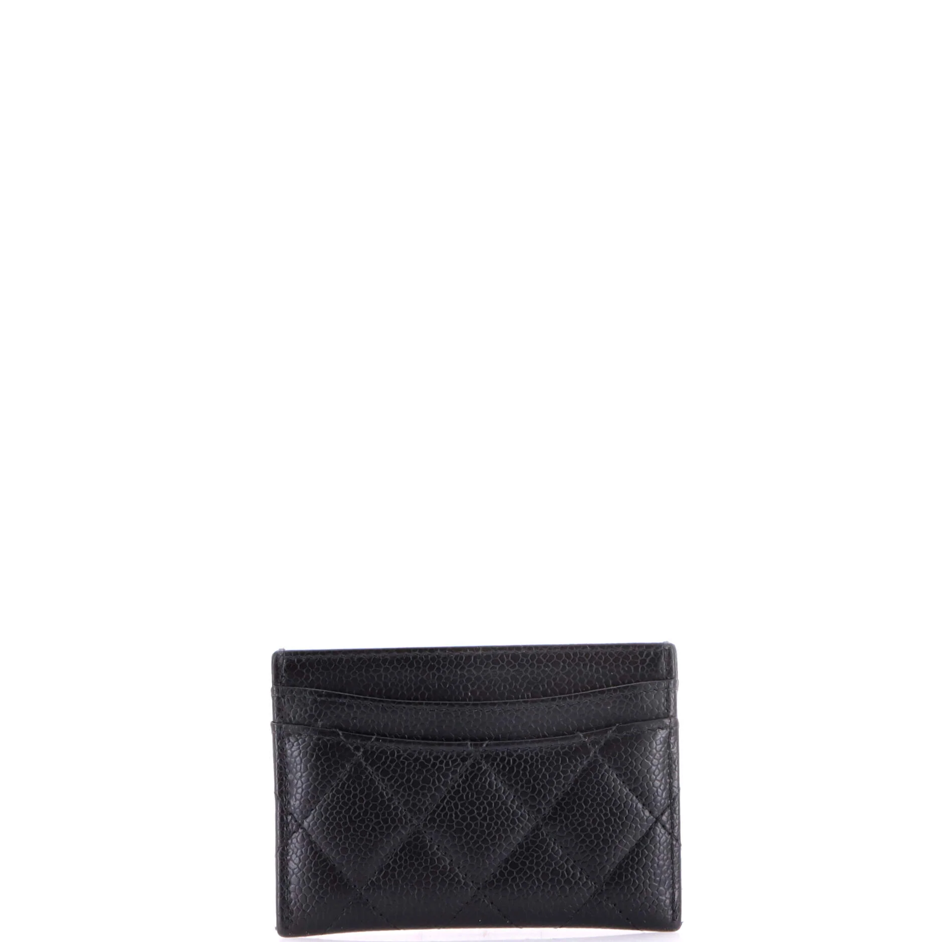 Classic Card Holder Quilted Caviar - Image 3