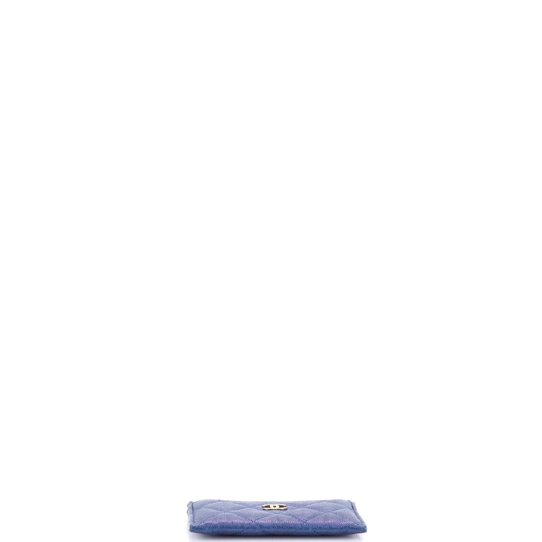 Classic Card Holder Quilted Iridescent Caviar - Image 4