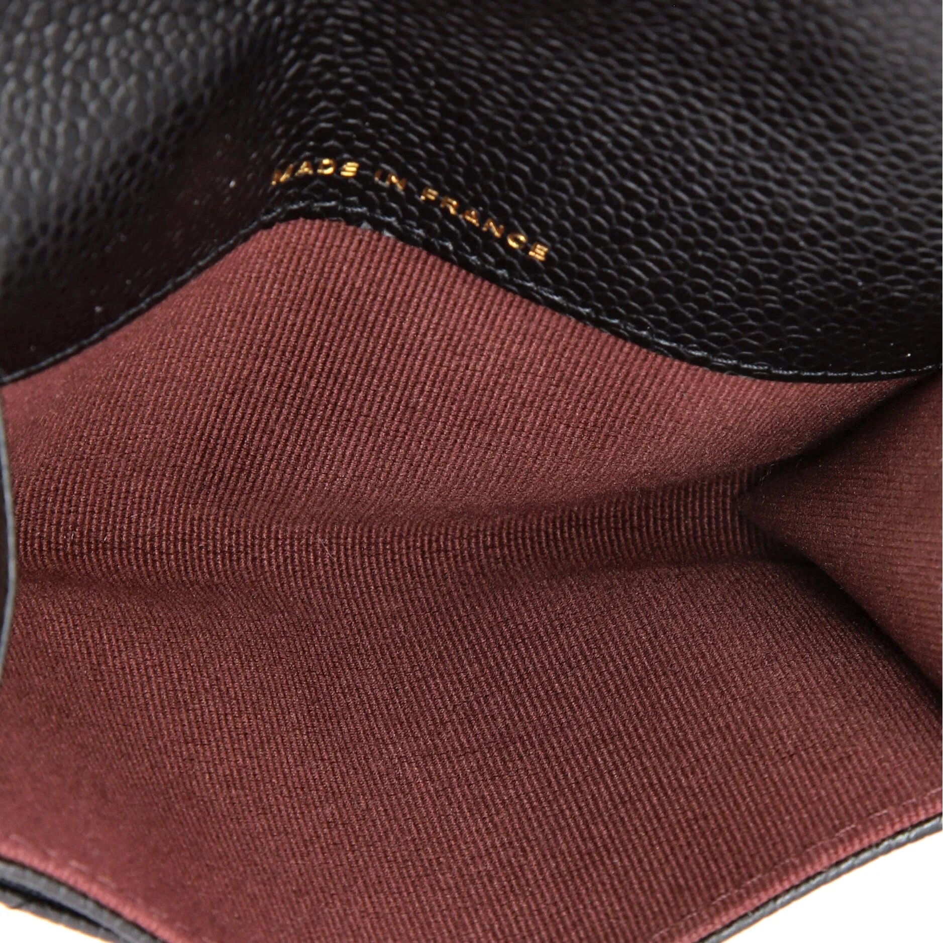 Classic Flap Card Case Quilted Caviar - Image 5