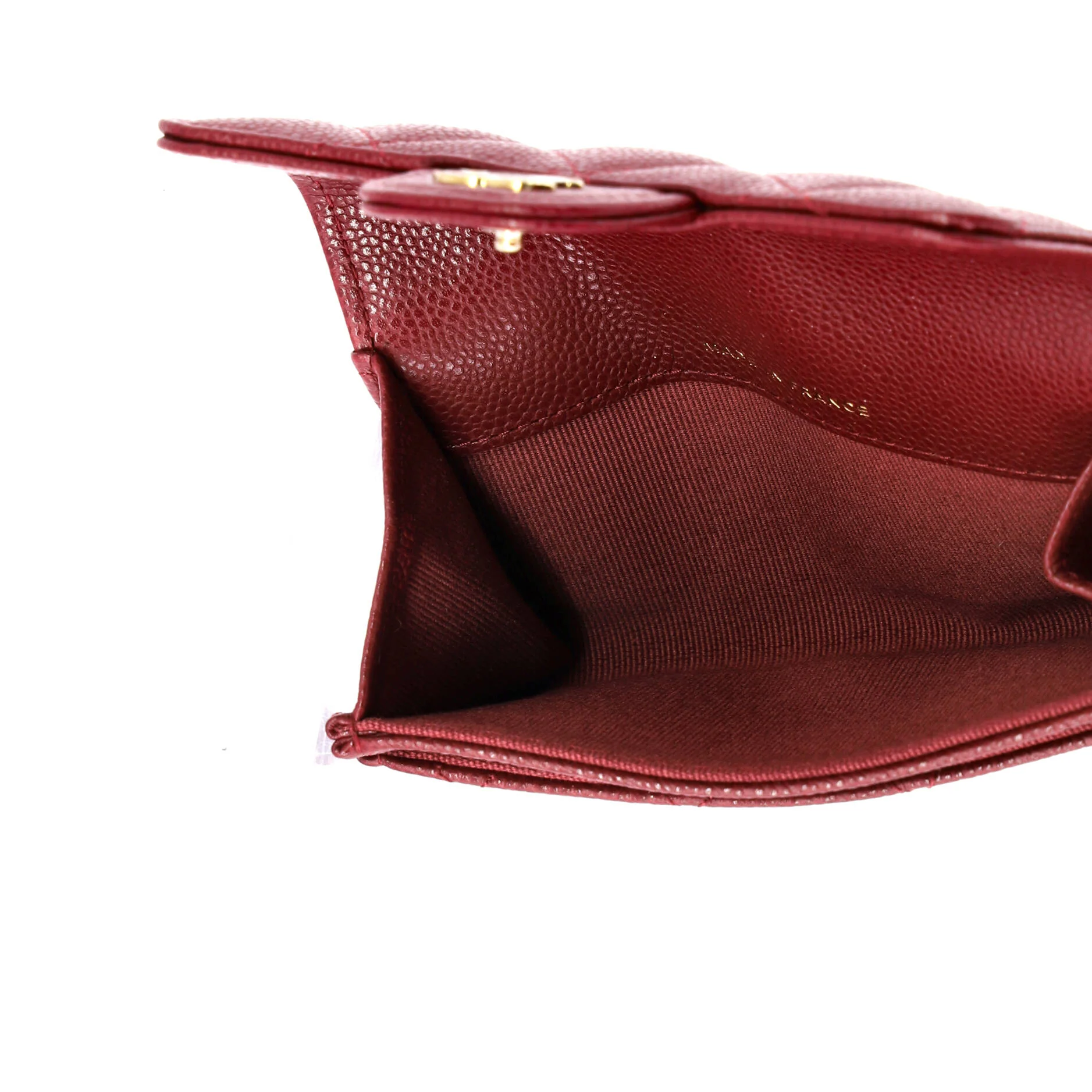 Classic Flap Card Case Quilted Caviar - Image 5