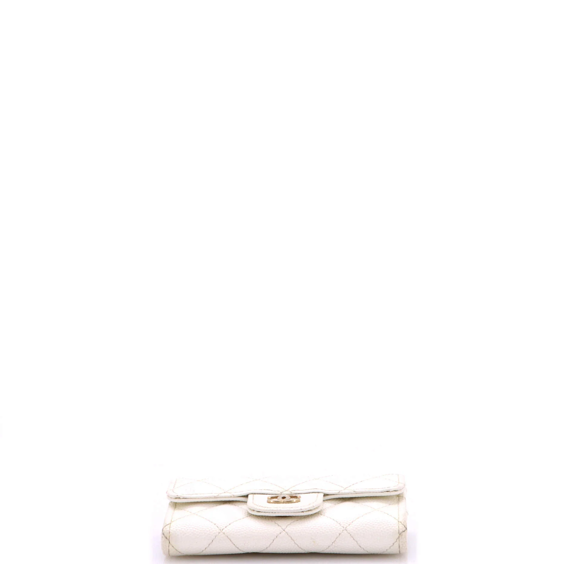Classic Flap Card Case Quilted Caviar - Image 5