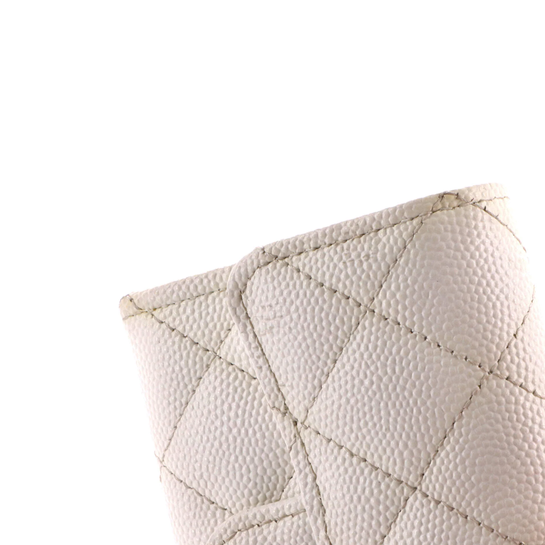 Classic Flap Card Case Quilted Caviar - Image 7