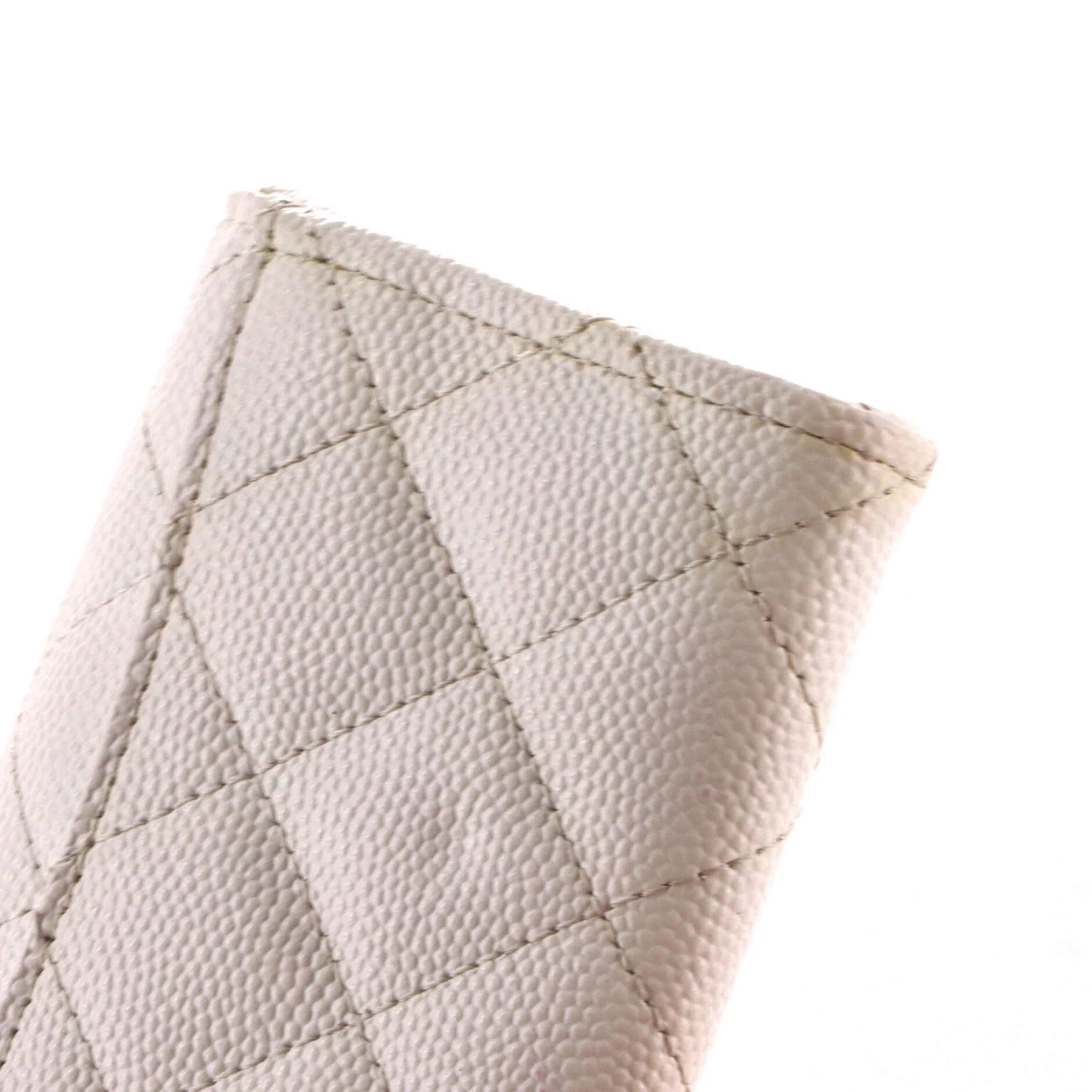 Classic Flap Card Case Quilted Caviar - Image 8