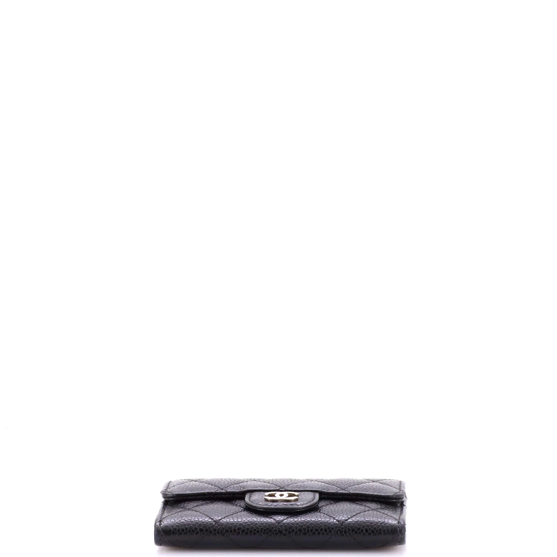 Classic Flap Card Holder Quilted Caviar - Image 4