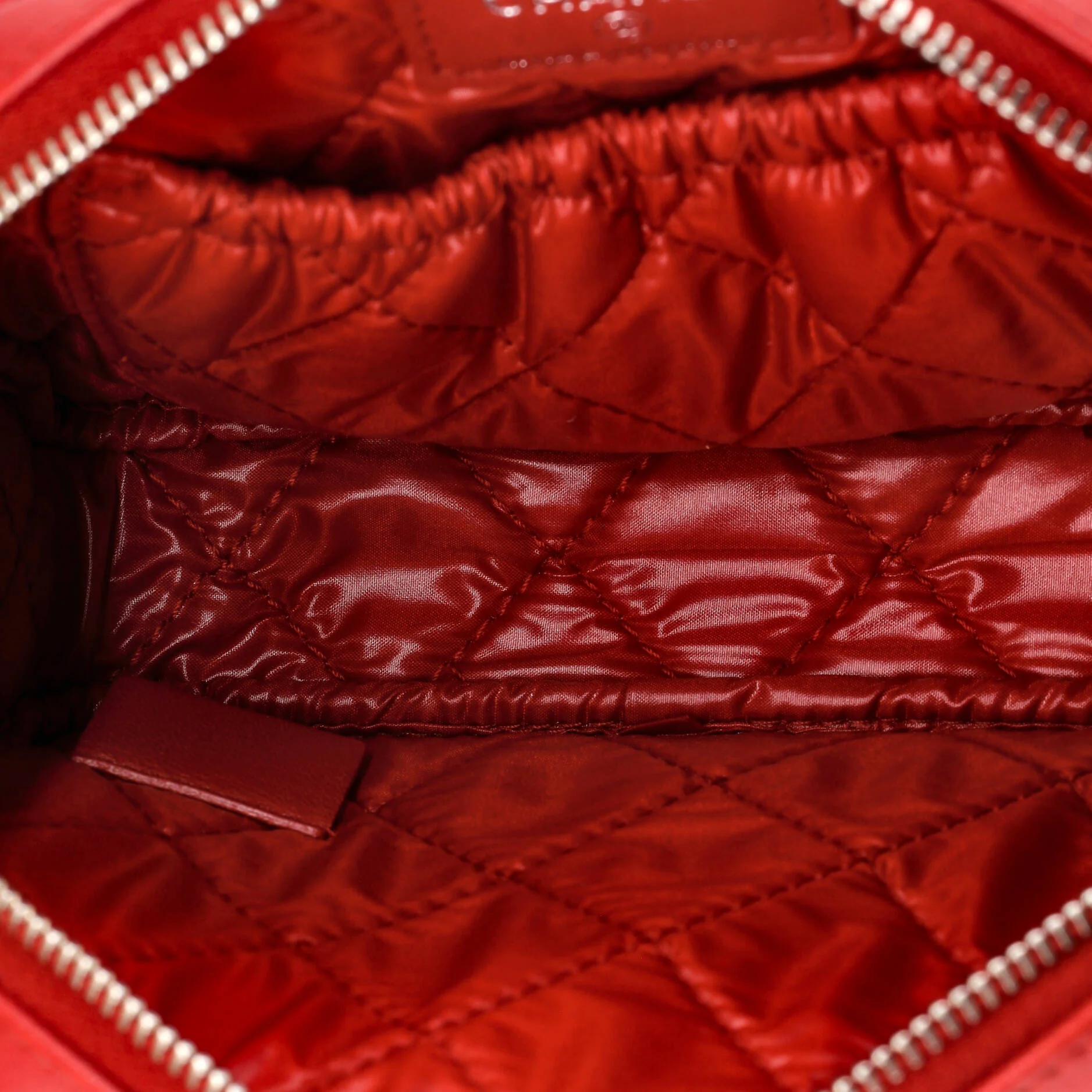 Curvy Cosmetic Pouch Quilted Lambskin Small - Image 5