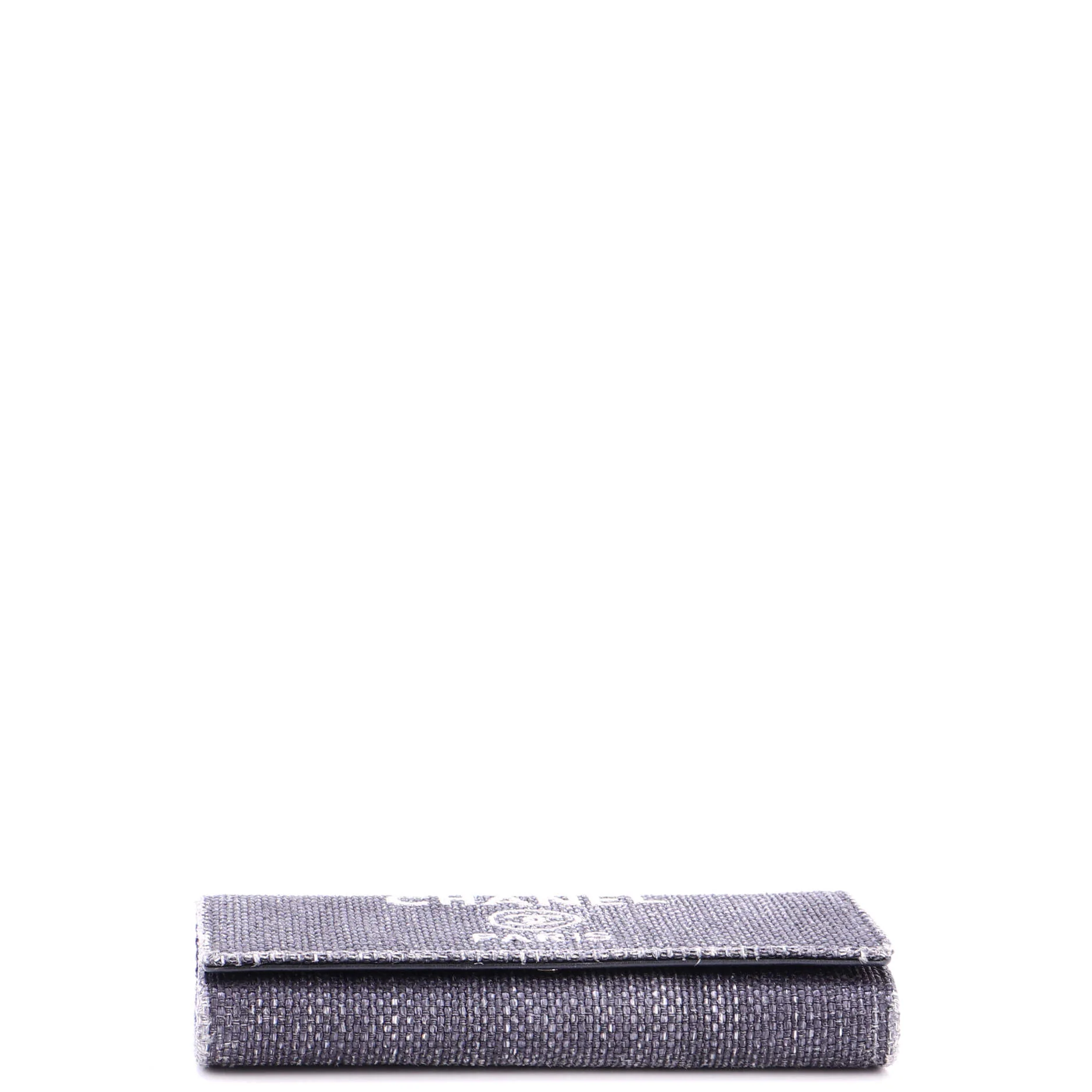 Deauville Flap Wallet Lurex Canvas Long - Image 4