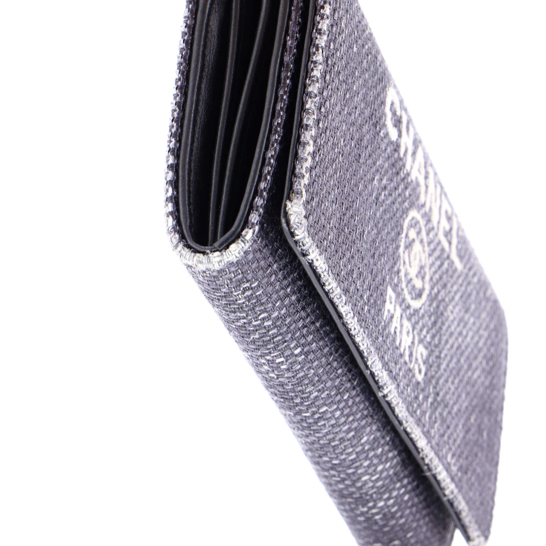 Deauville Flap Wallet Lurex Canvas Long - Image 6