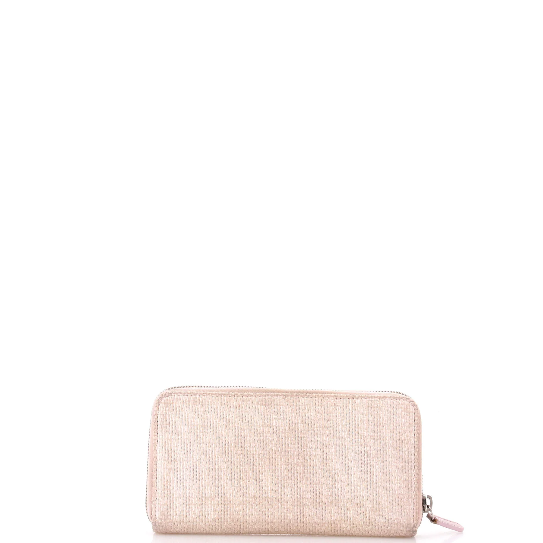 Deauville Zip Around Wallet Raffia Long - Image 3