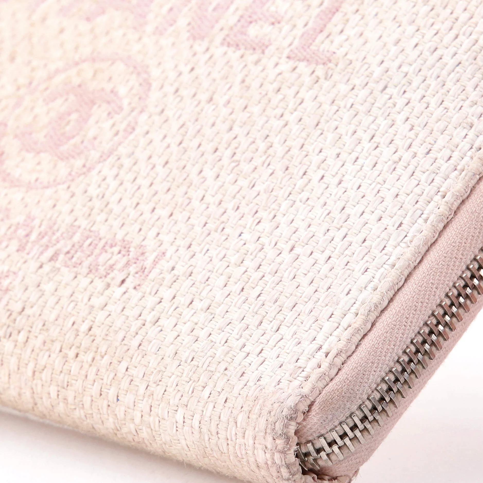Deauville Zip Around Wallet Raffia Long - Image 6