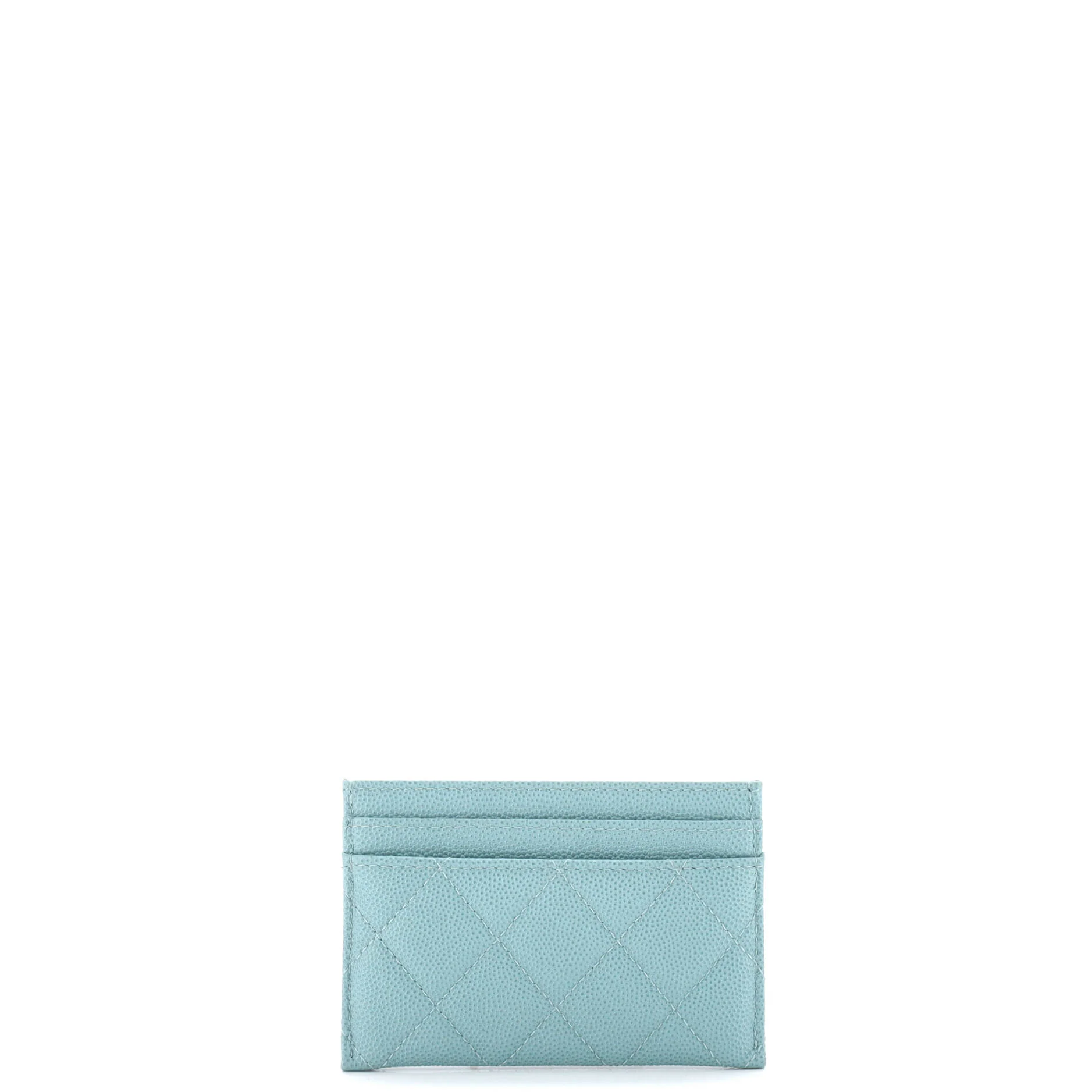 Filigree Card Holder Quilted Caviar - Image 3