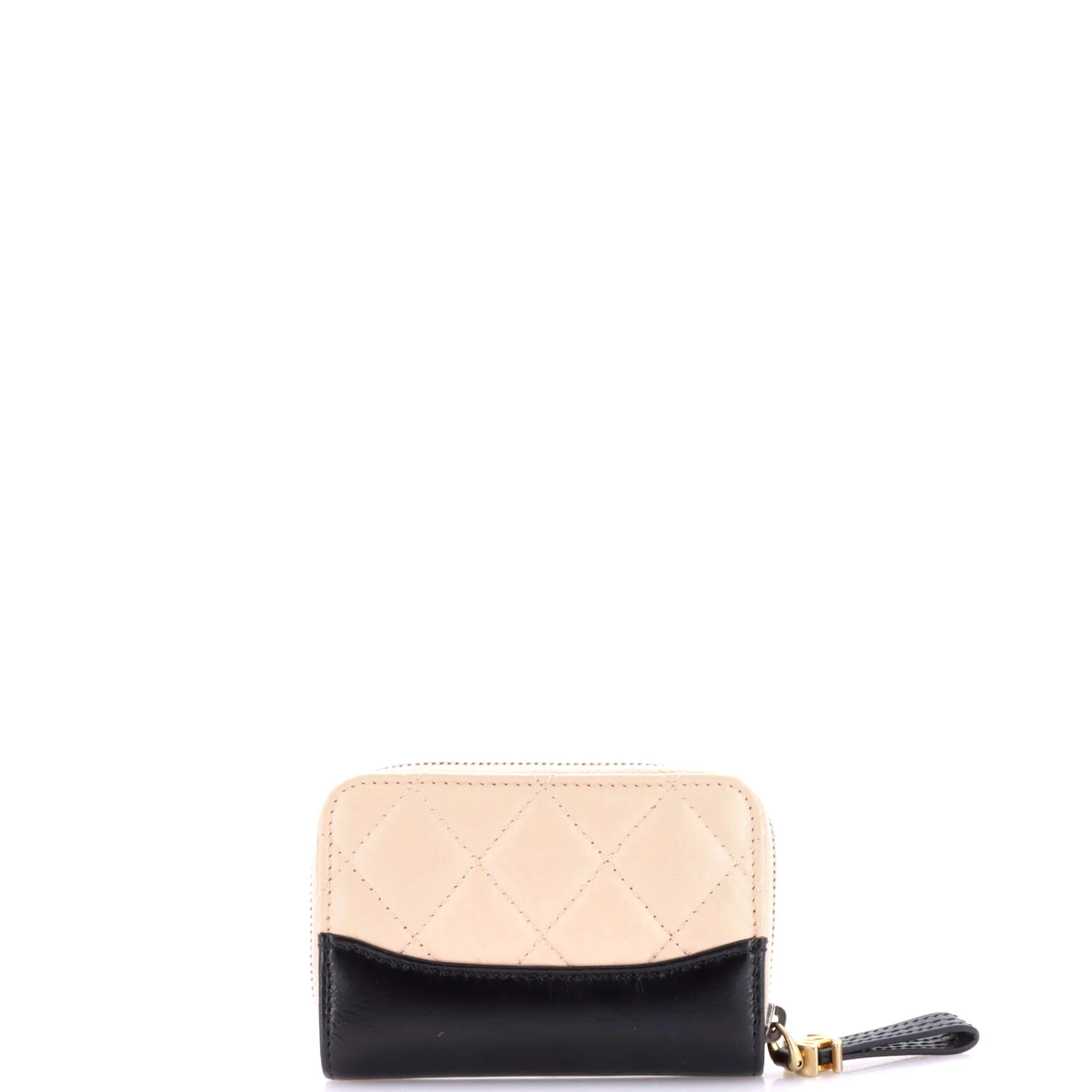Gabrielle Zip Coin Purse Quilted Aged Calfskin Small - Image 4