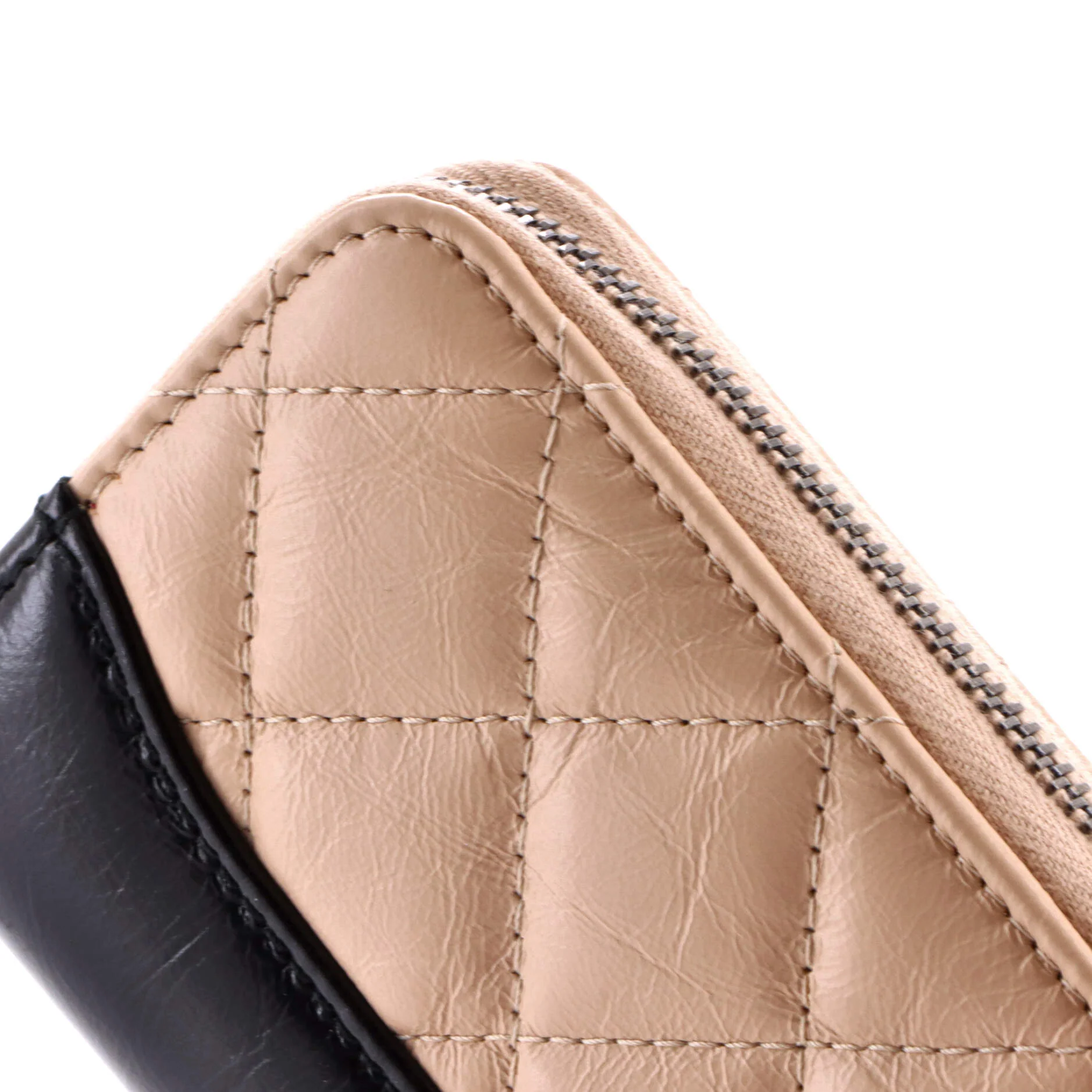 Gabrielle Zip Coin Purse Quilted Aged Calfskin Small - Image 8