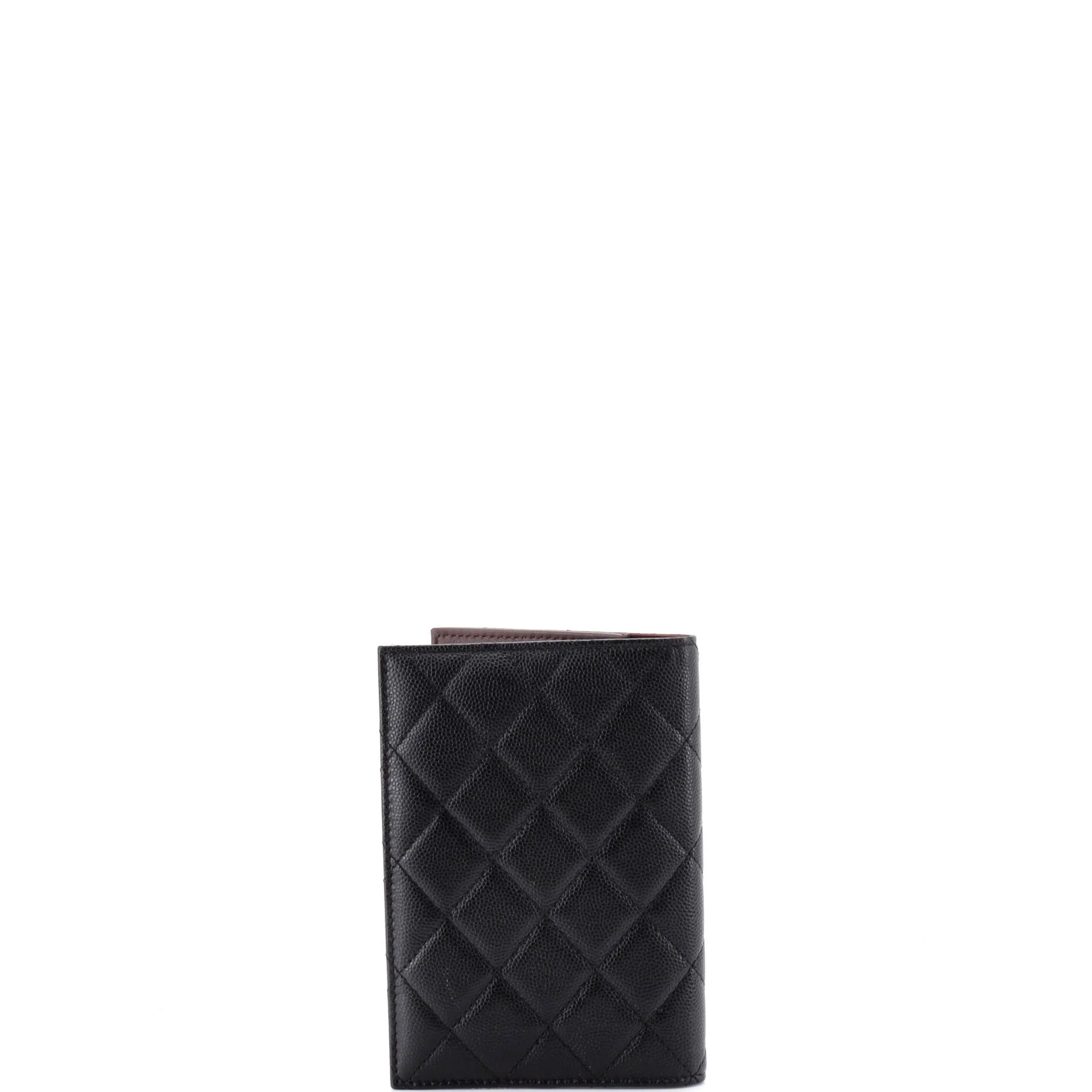 Passport Holder Quilted Caviar - Image 4