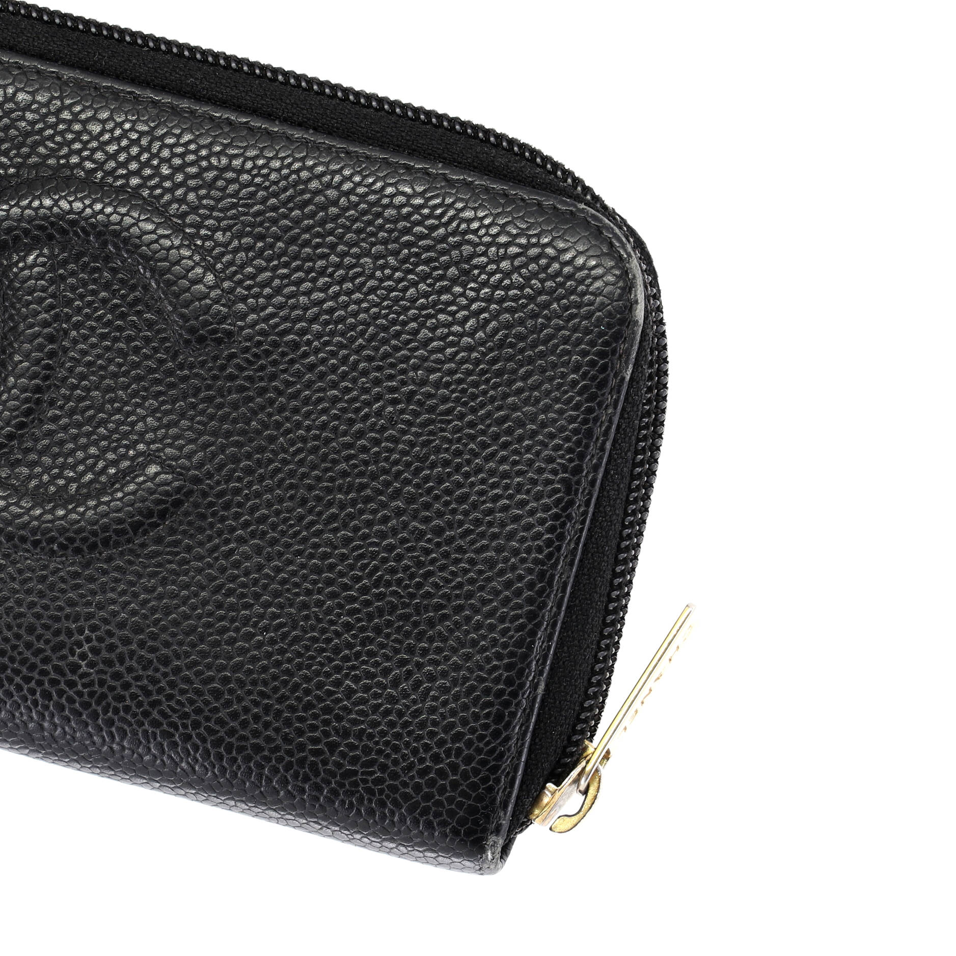 Timeless CC Zipped Wallet Caviar Long - Image 7