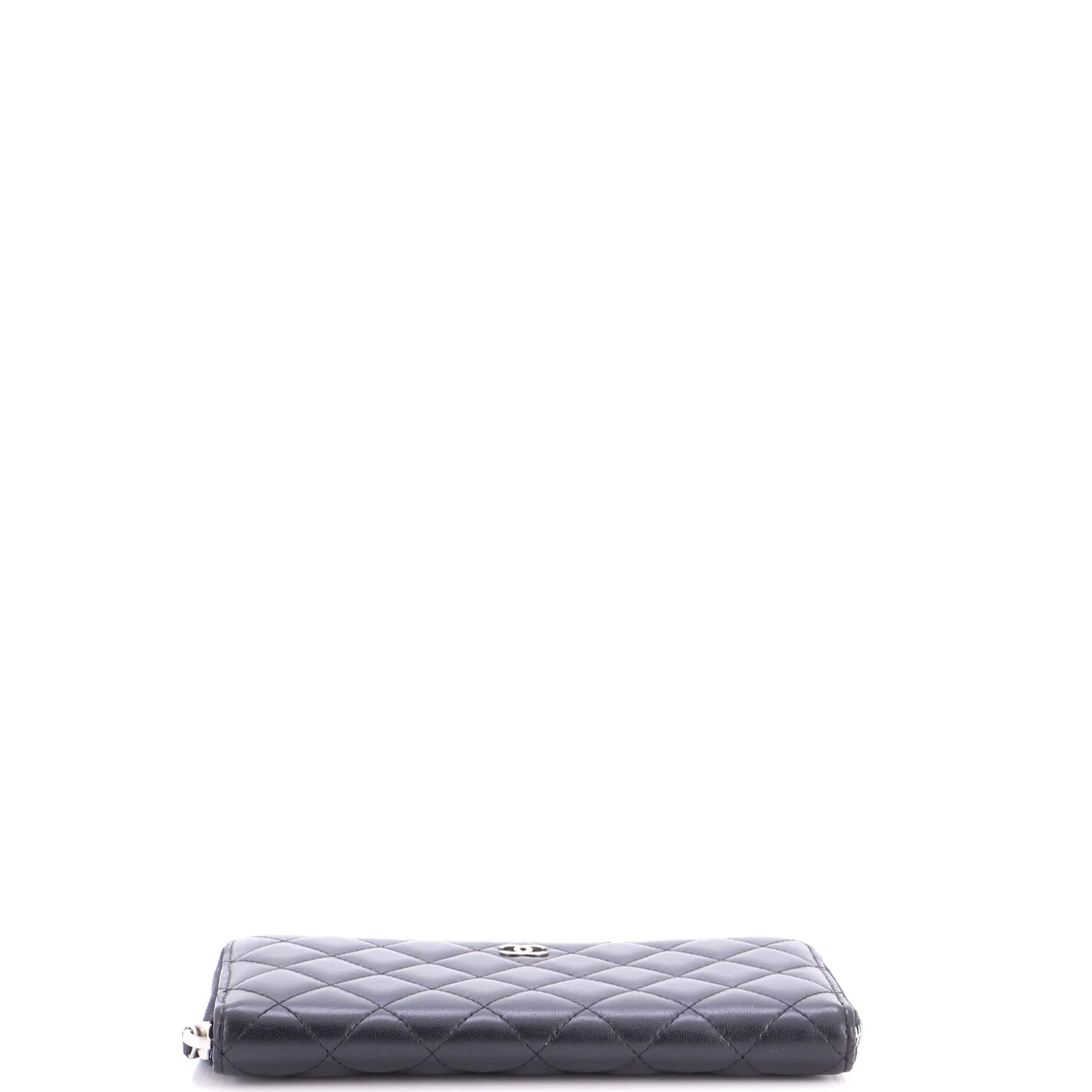 Zip Around Wallet Quilted Lambskin Long - Image 5