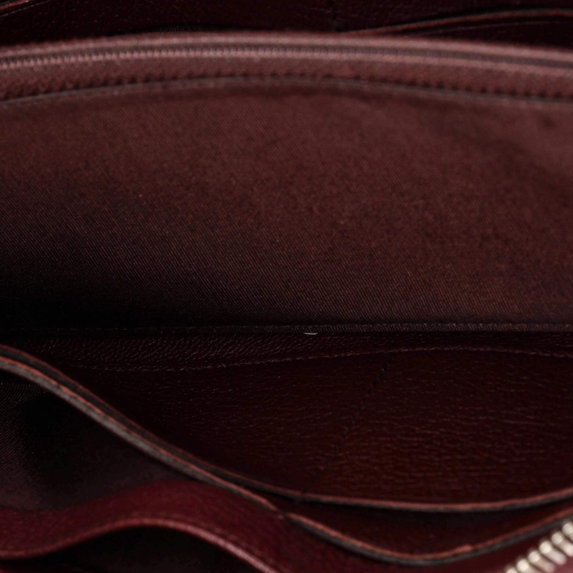 Zip Around Wallet Quilted Patent Long - Image 6