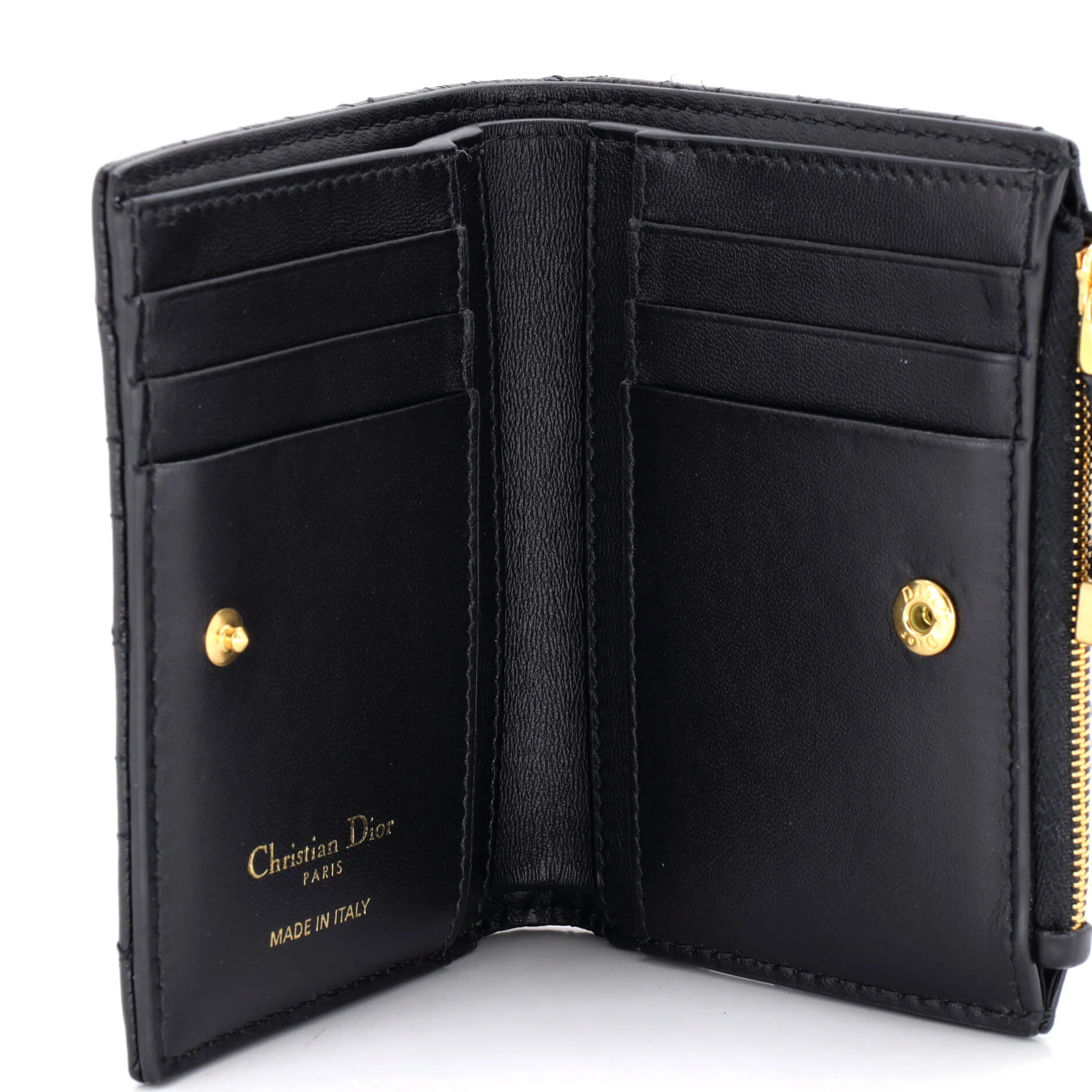 Caro Dahlia Wallet Cannage Calfskin - Image 5