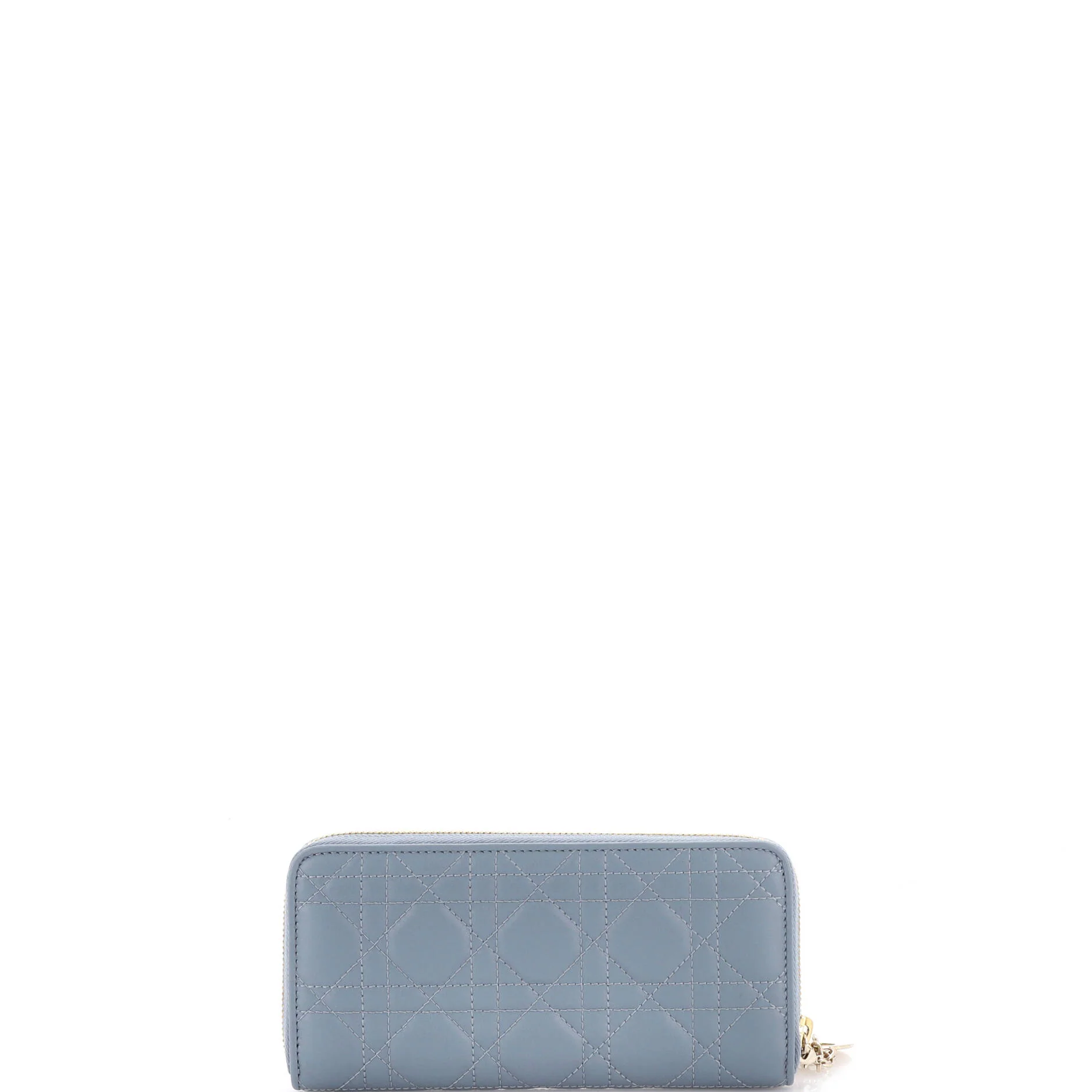 Lady Dior Zip Around Wallet Cannage Quilt Lambskin Long - Image 3