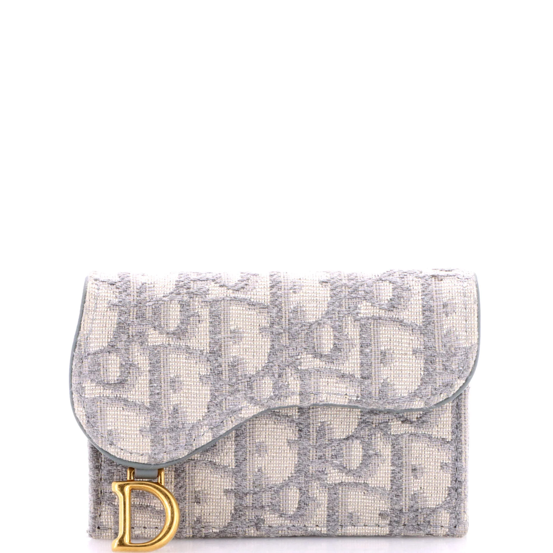 Saddle Card Case Oblique Canvas