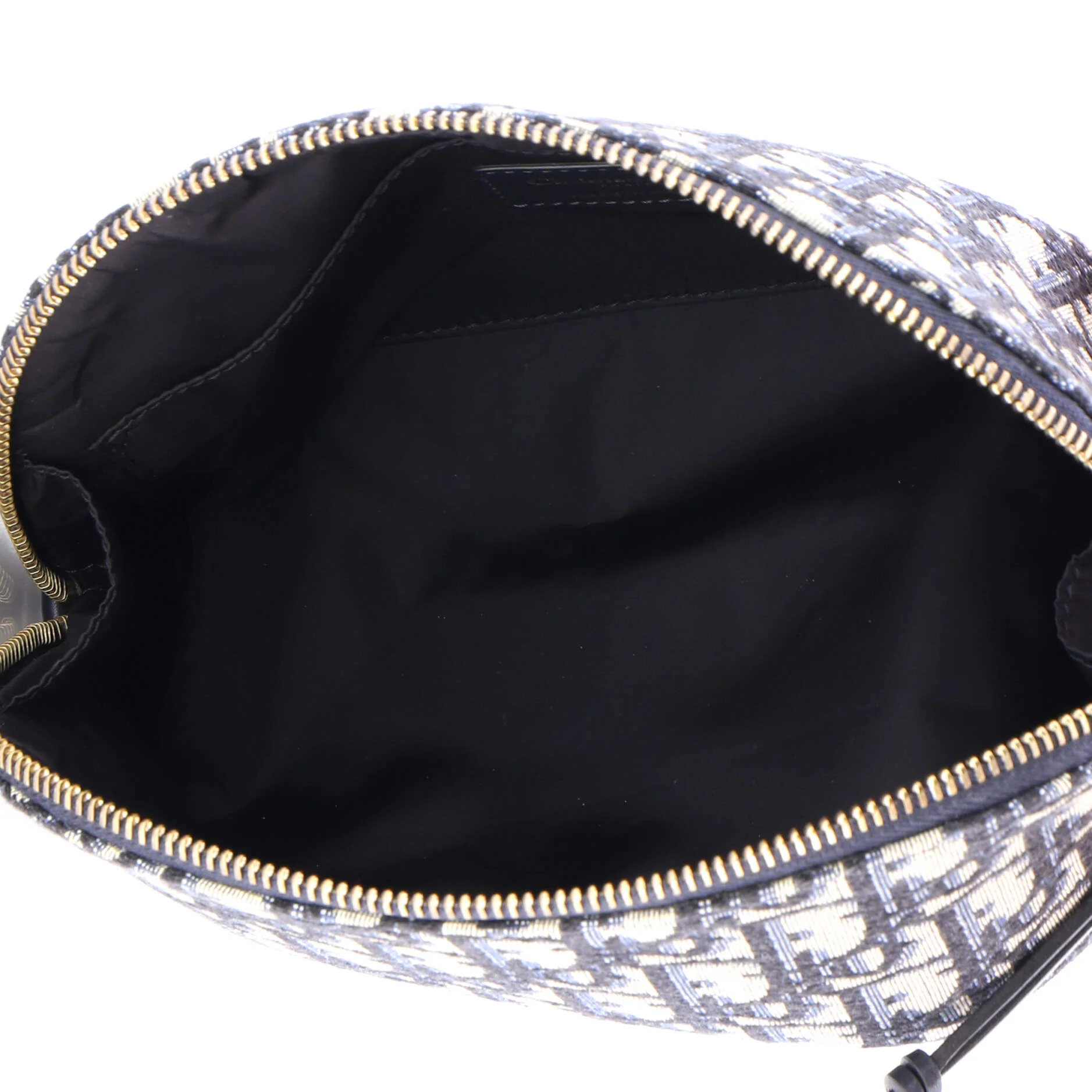 Zip Beauty Pouch Oblique Canvas Large - Image 5