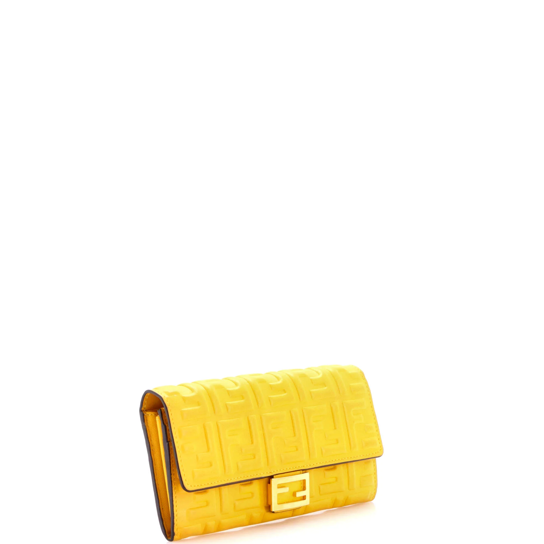Baguette Continental Wallet Zucca Embossed Leather - Image 2