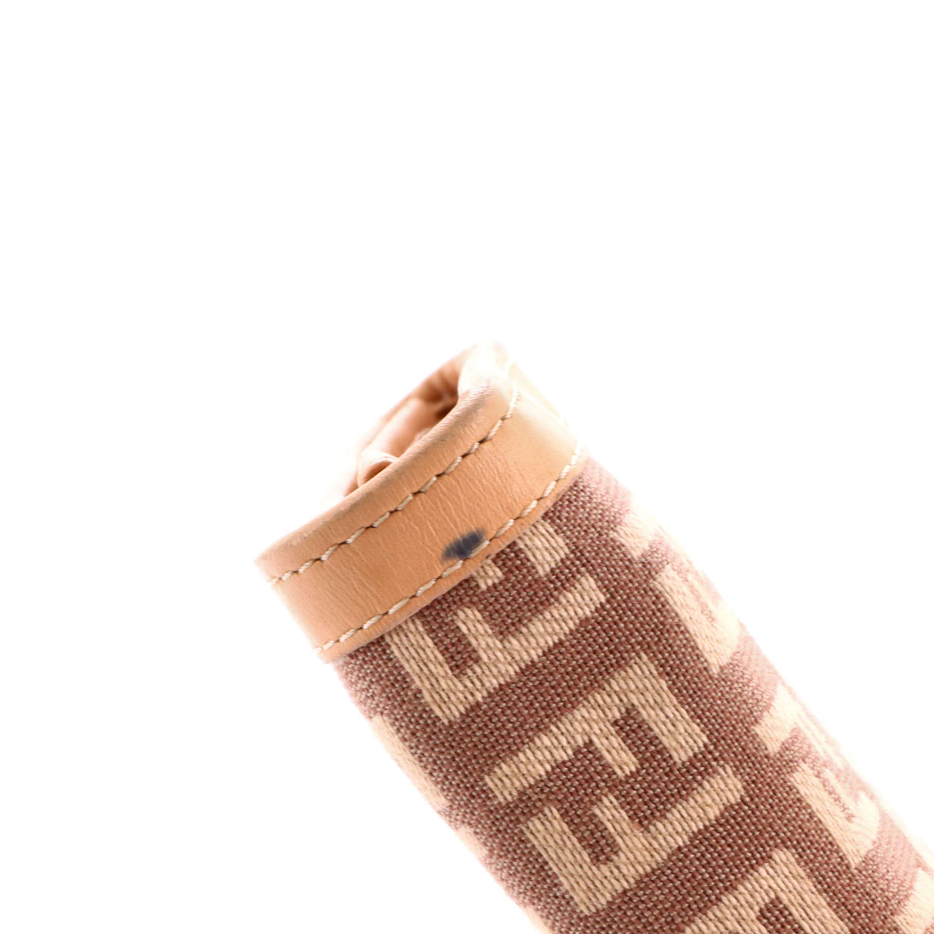 Vintage FF Flap Continental Wallet Zucchino Canvas - Image 7