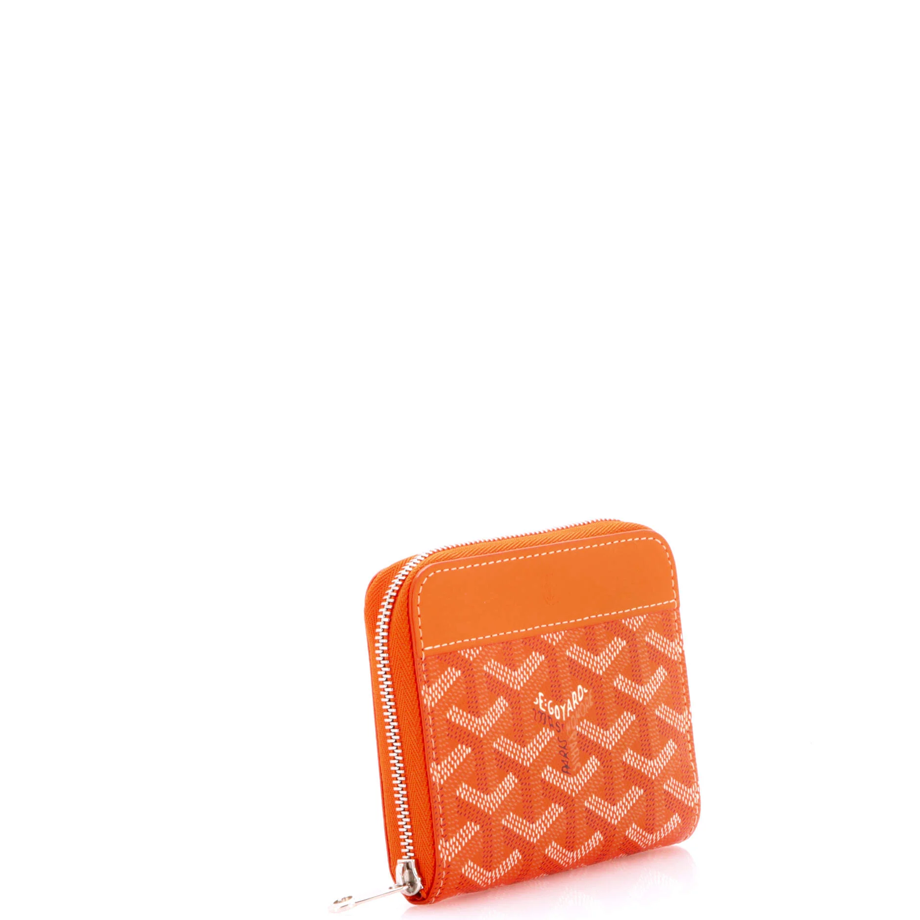 Matignon Zip Wallet Coated Canvas with Leather PM - Image 2