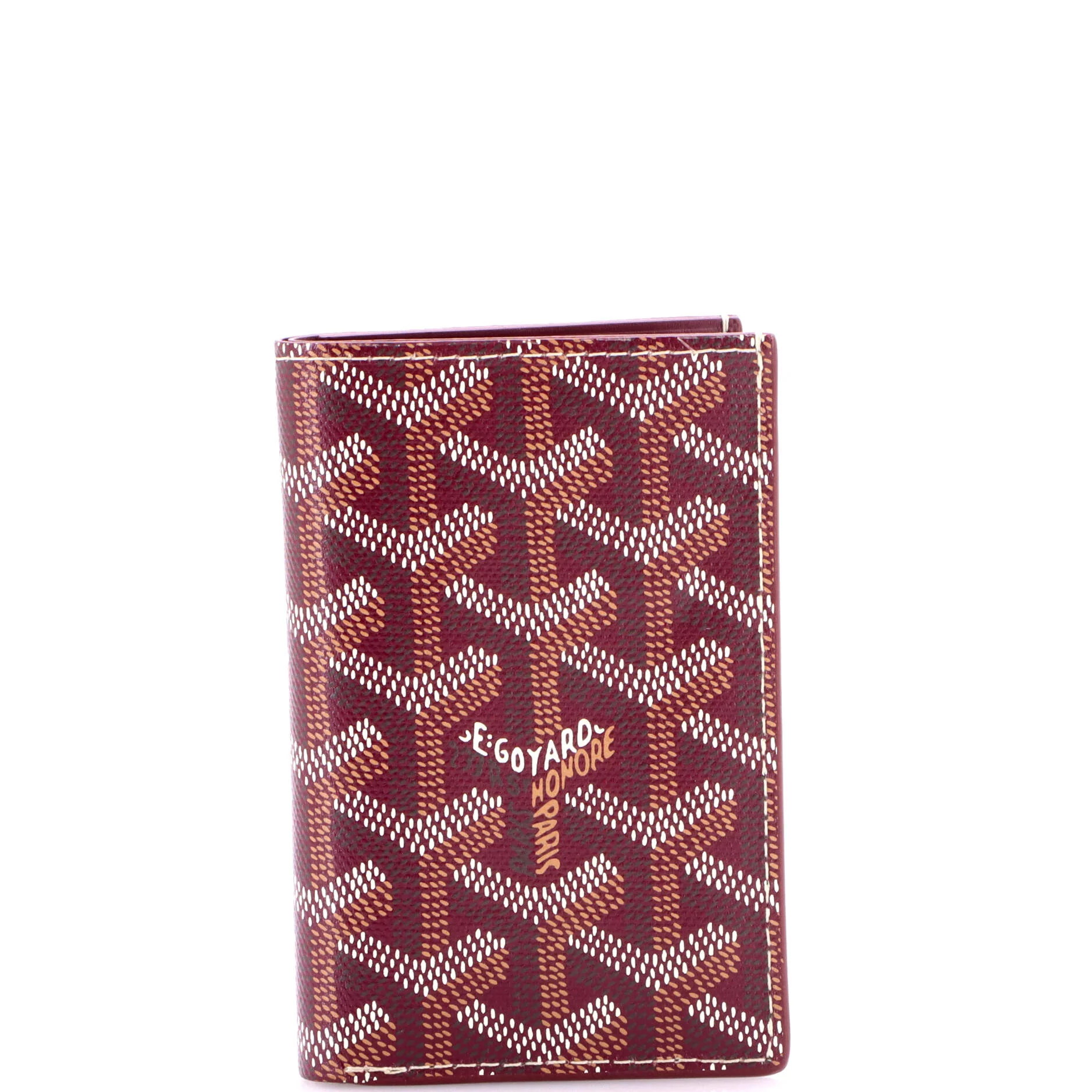 Saint Pierre Card Case Coated Canvas