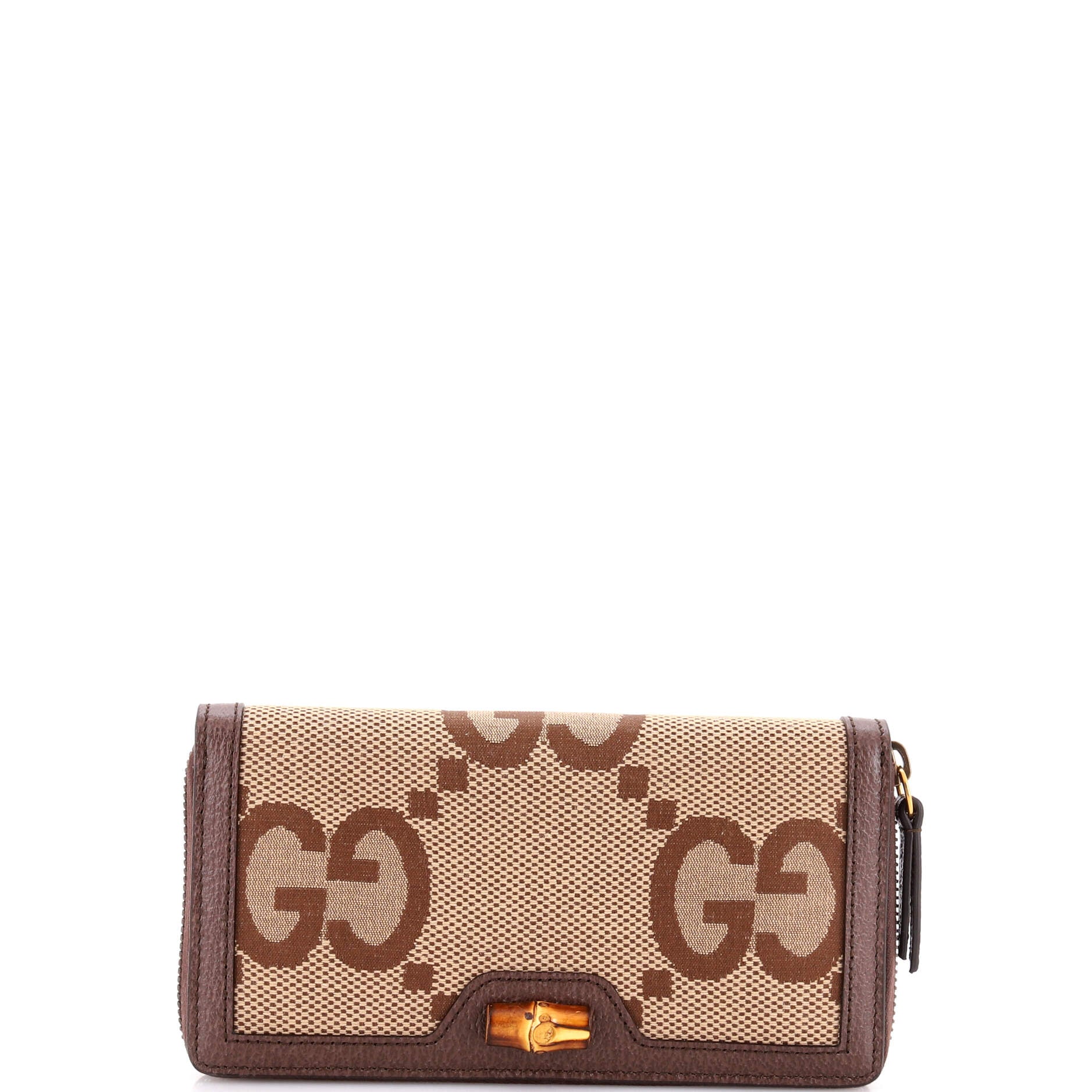 Diana Zip Around Wallet Printed GG Coated Canvas