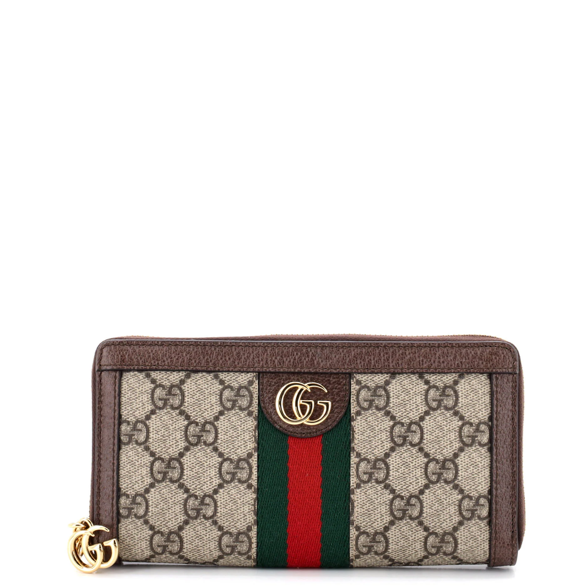 Ophidia Zip Around Wallet GG Coated Canvas