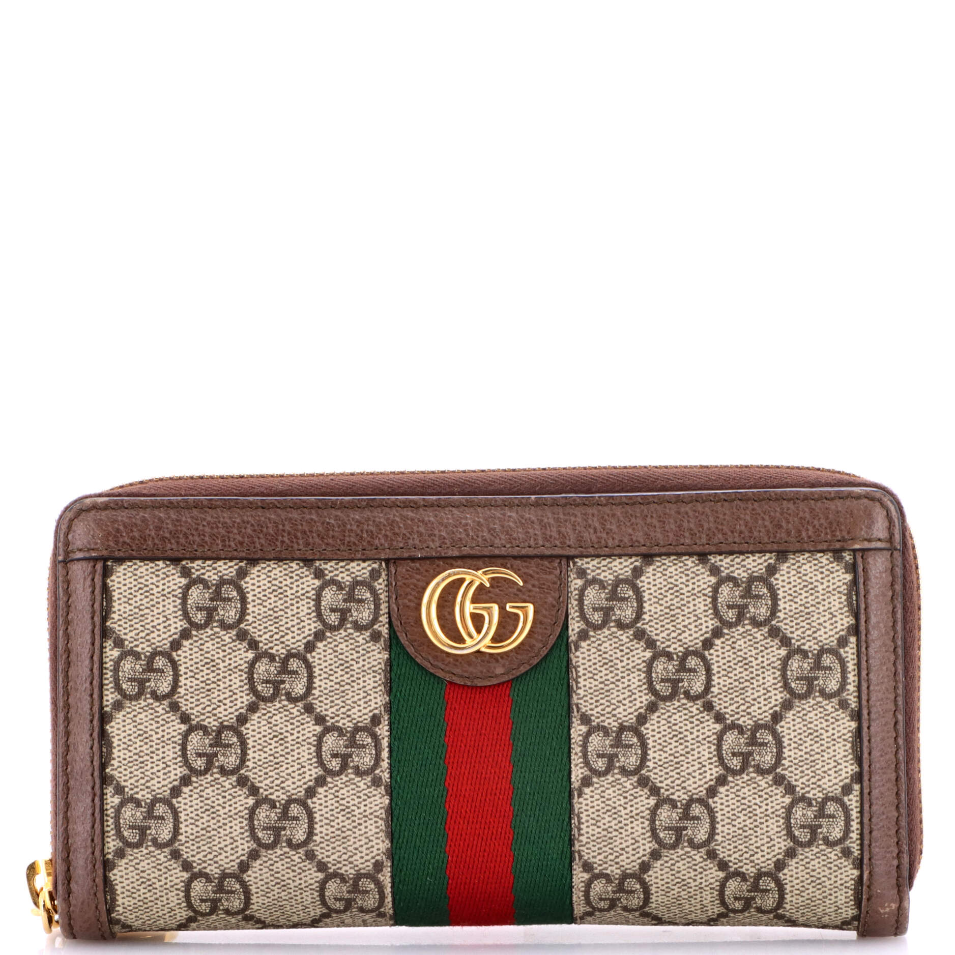 Ophidia Zip Around Wallet GG Coated Canvas