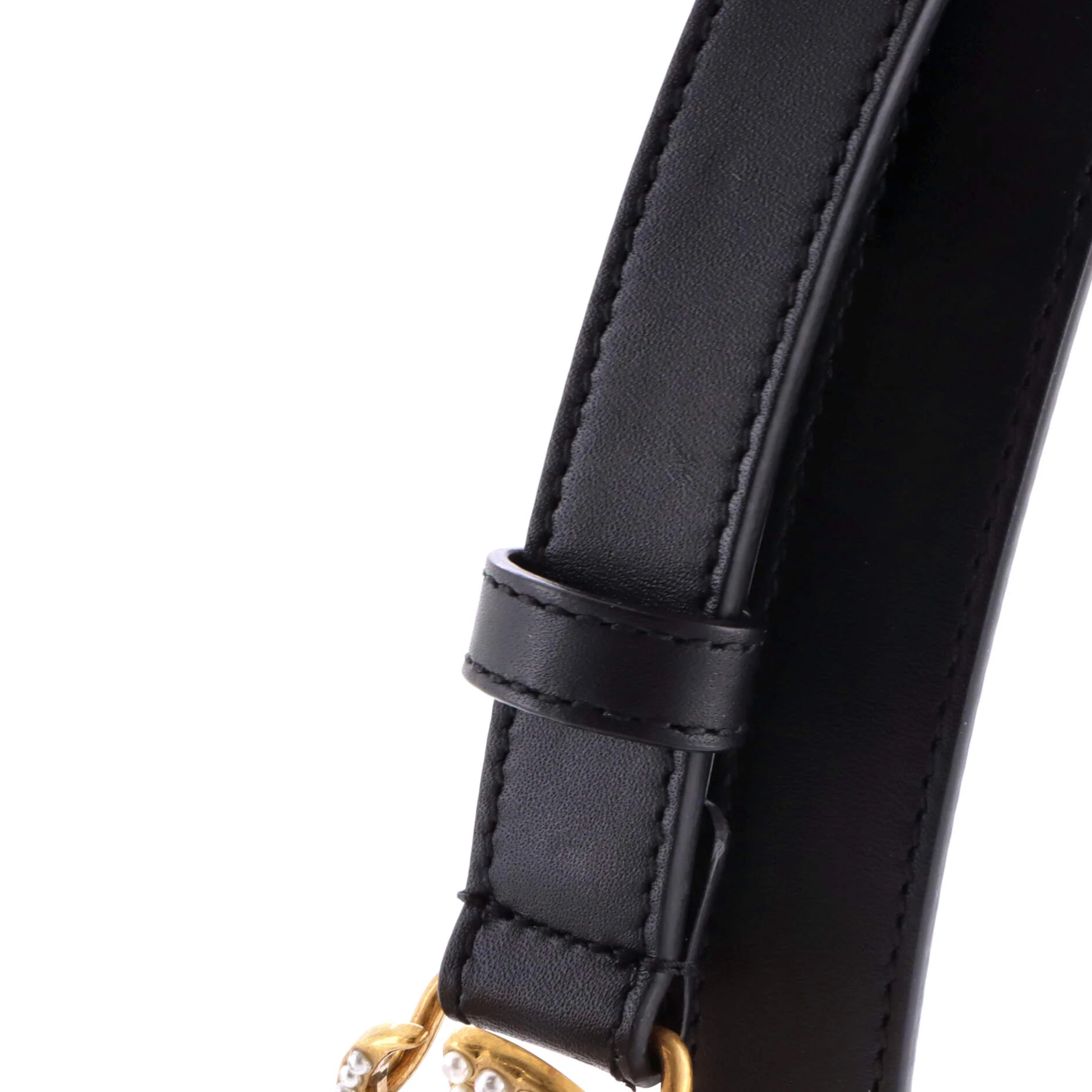 Pearly GG Marmont Belt Leather Thin - Image 4