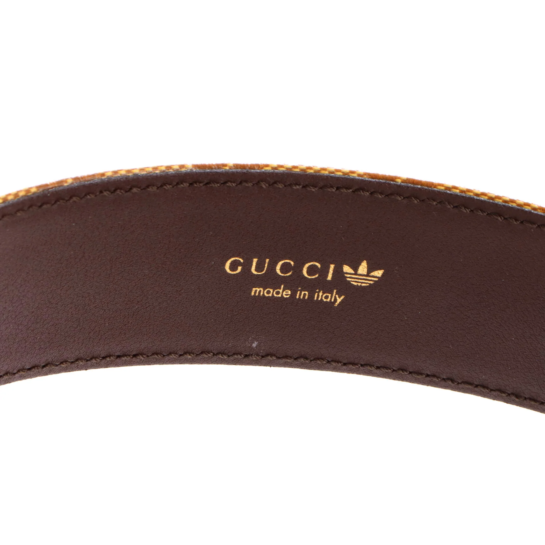 x adidas GG Marmont Belt GG Coated Canvas and Leather 75 - Image 3