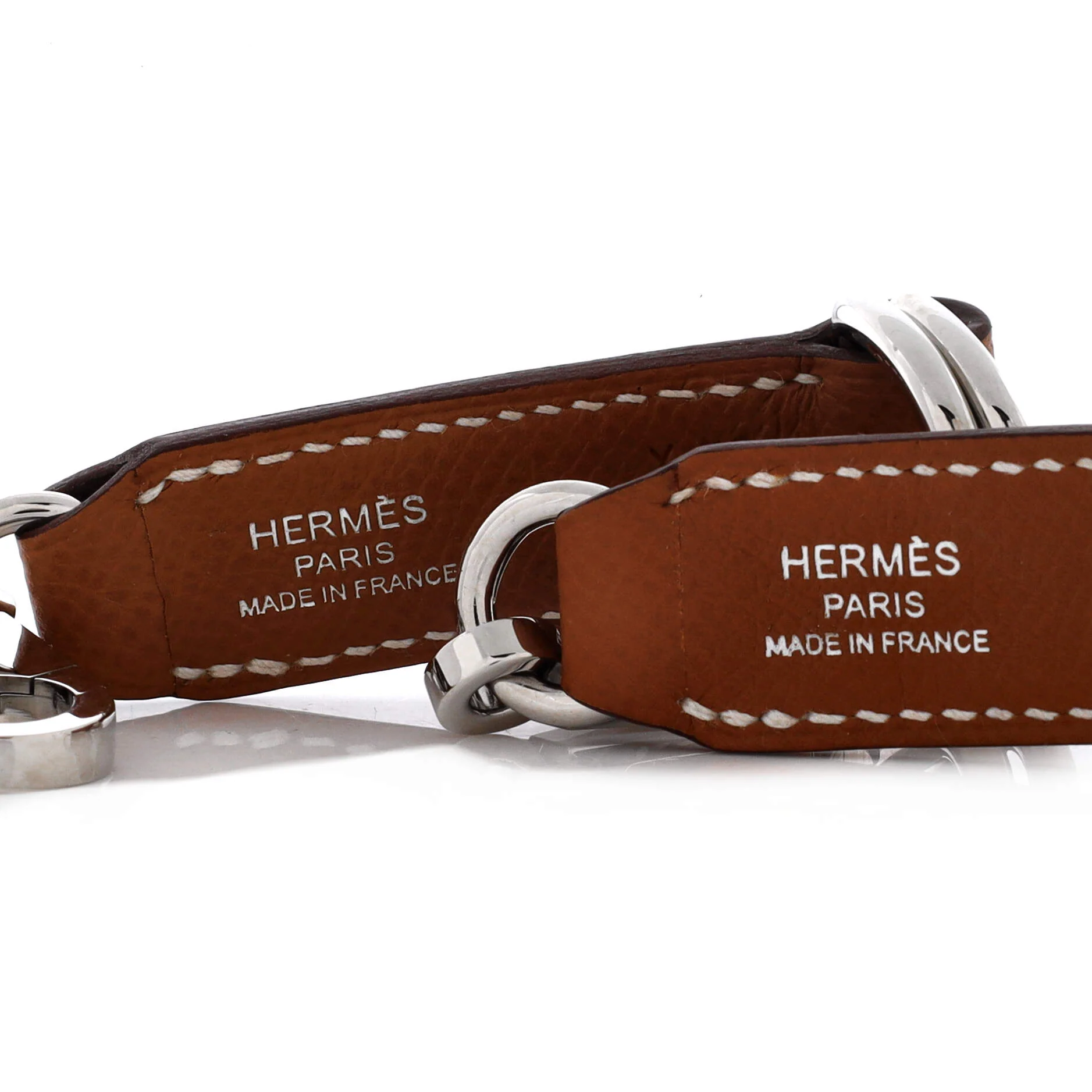 Attache Soie Bag Strap 2-Piece Set Leather - Image 2