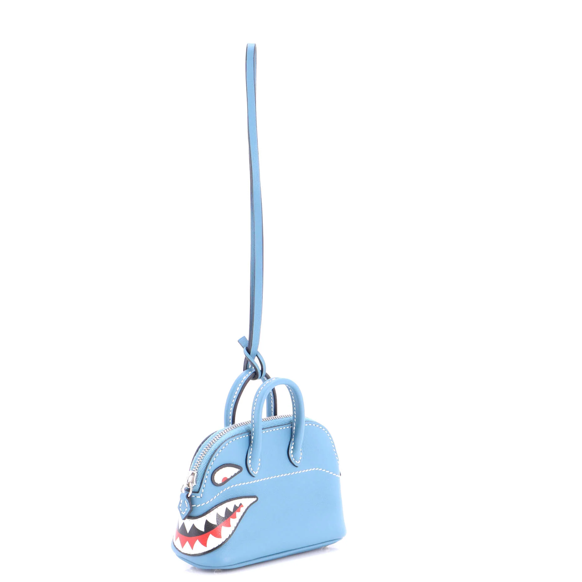 Bolide Shark Bag Charm Leather - Image 2