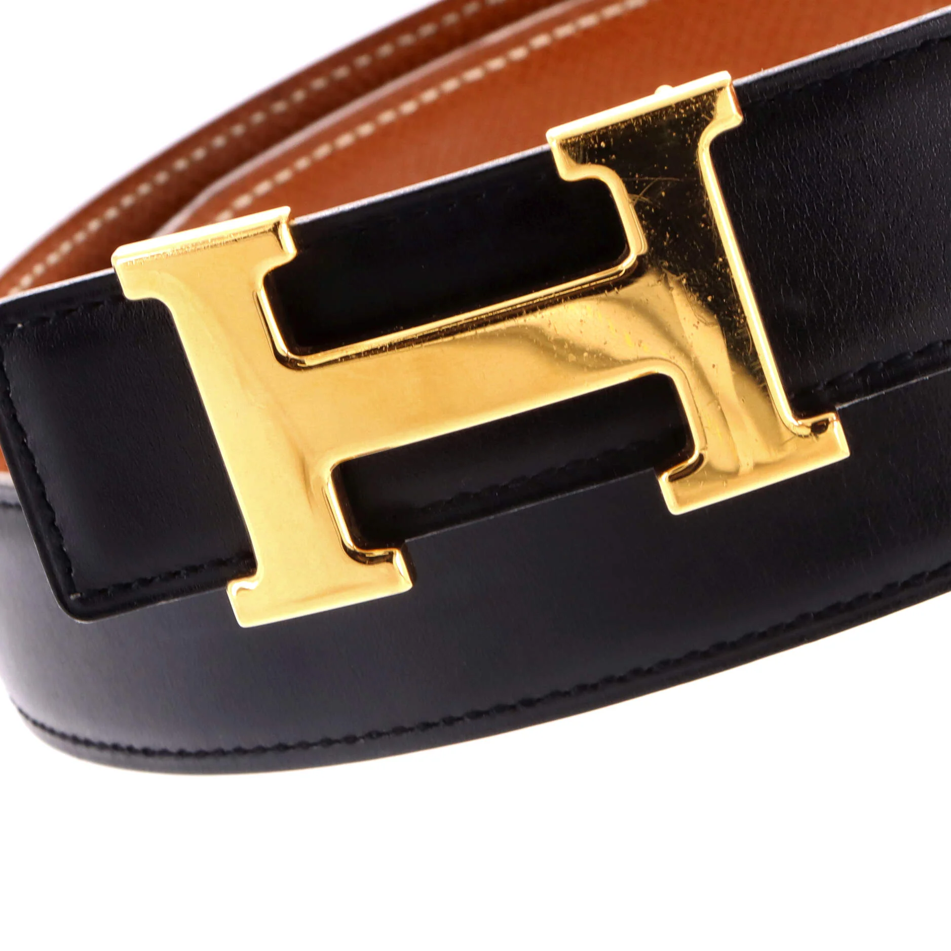 Constance Reversible Belt Leather Medium 80 - Image 3