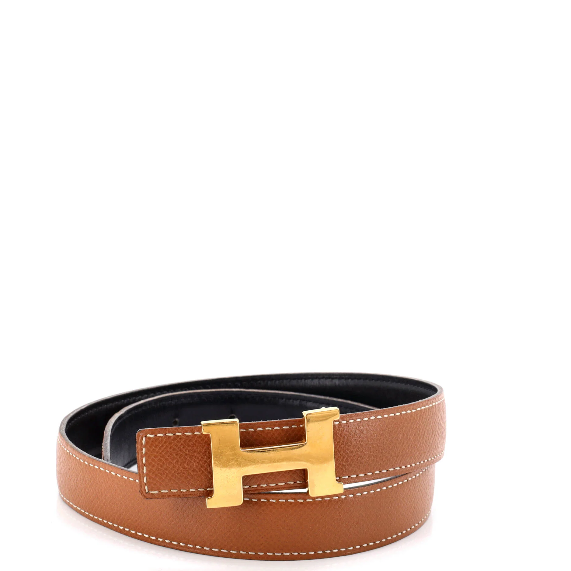 Constance Reversible Belt Leather Thin 80