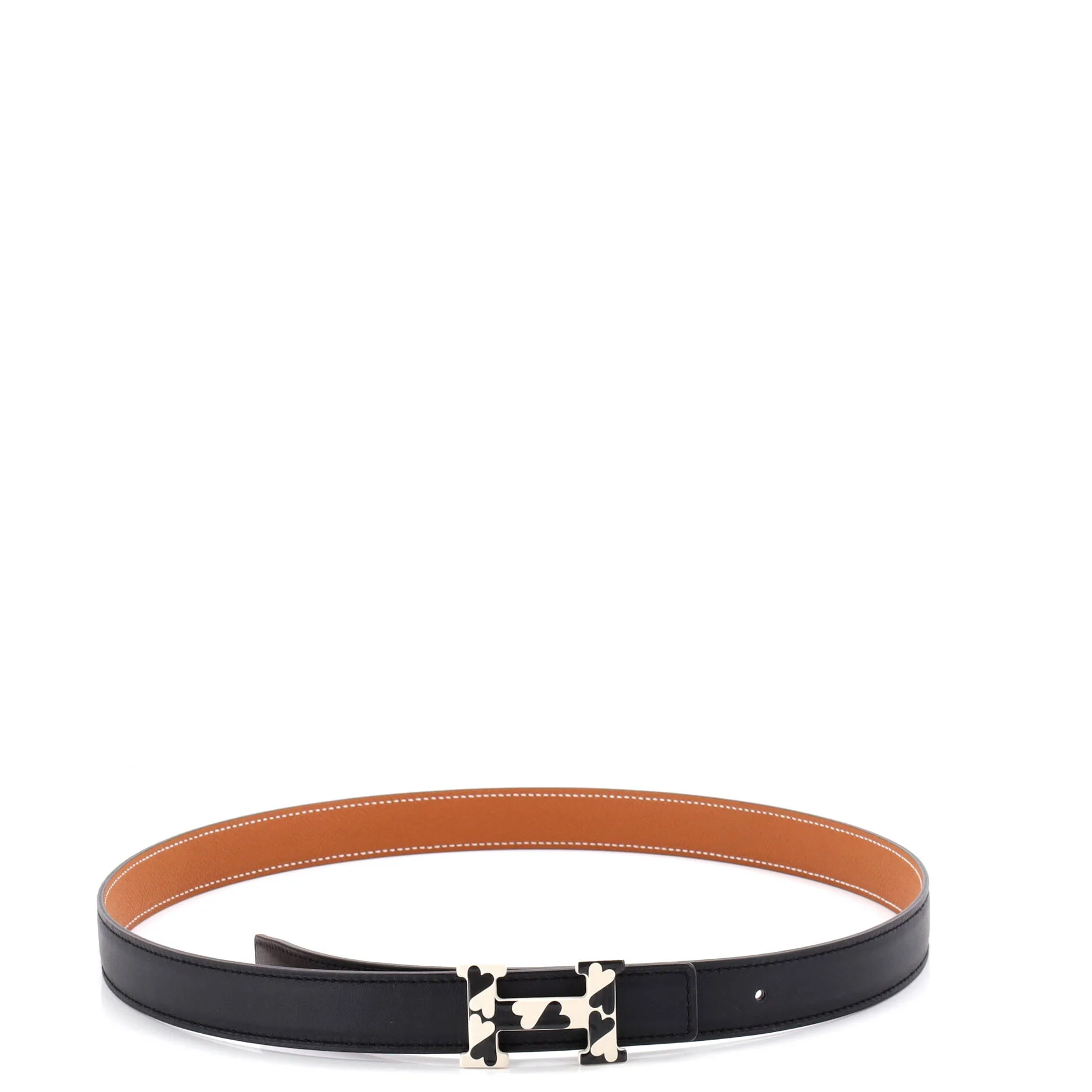 H Email Coeur Reversible Leather Thin - Image 2