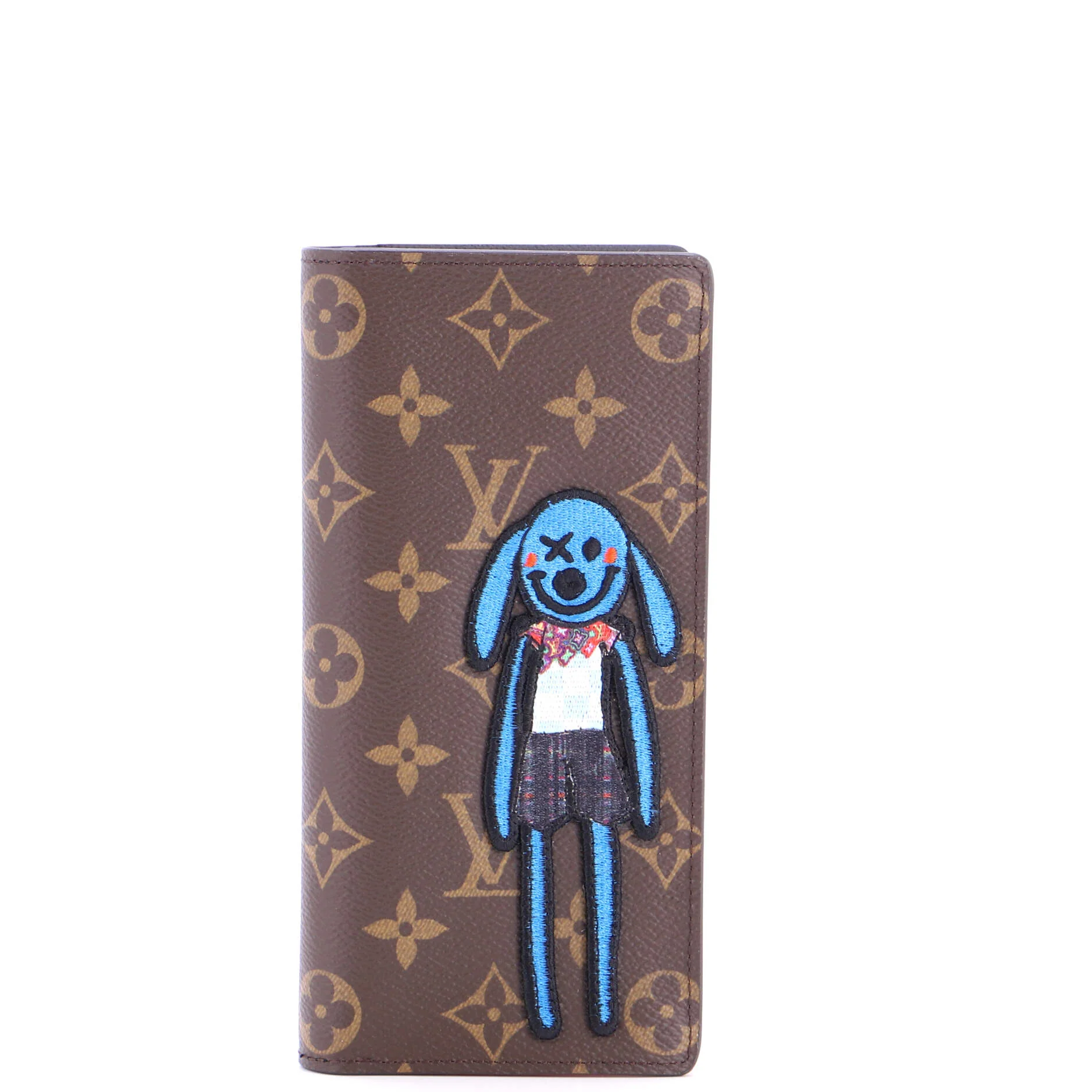 Brazza Wallet Monogram Canvas with LV Friends Patch