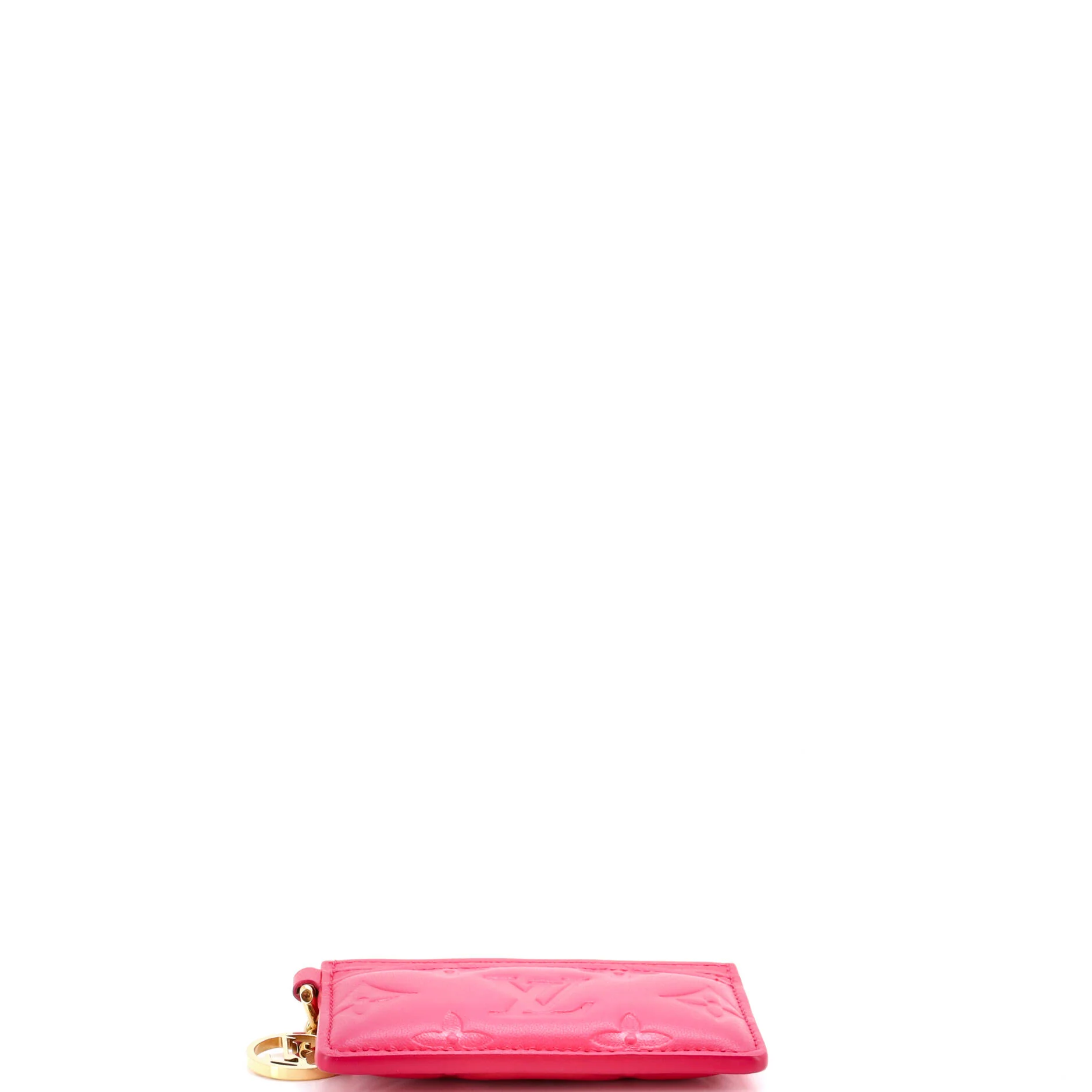 Coussin Card Holder Monogram Embossed Lambskin - Image 4