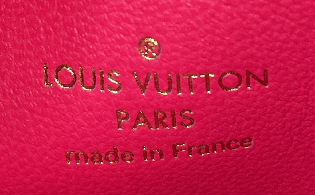 Coussin Card Holder Monogram Embossed Lambskin - Image 7