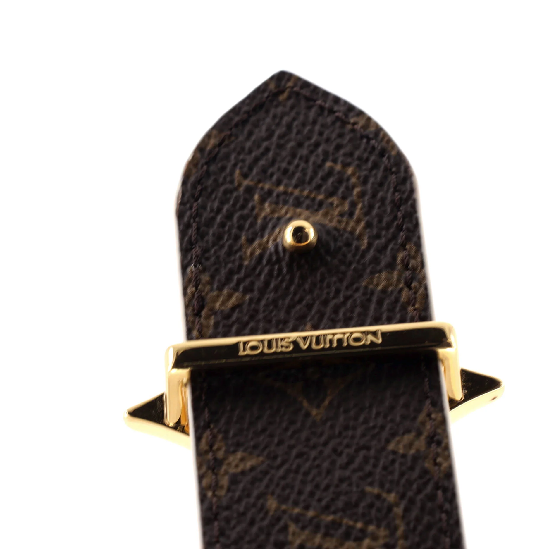 Flowergram Reversible Belt Monogram Embossed Leather with Monogram Canvas 80 - Image 3